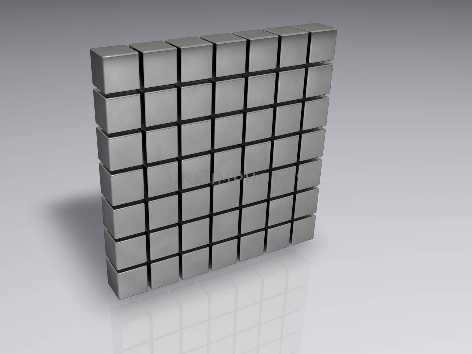 Cube - isolated - 3D