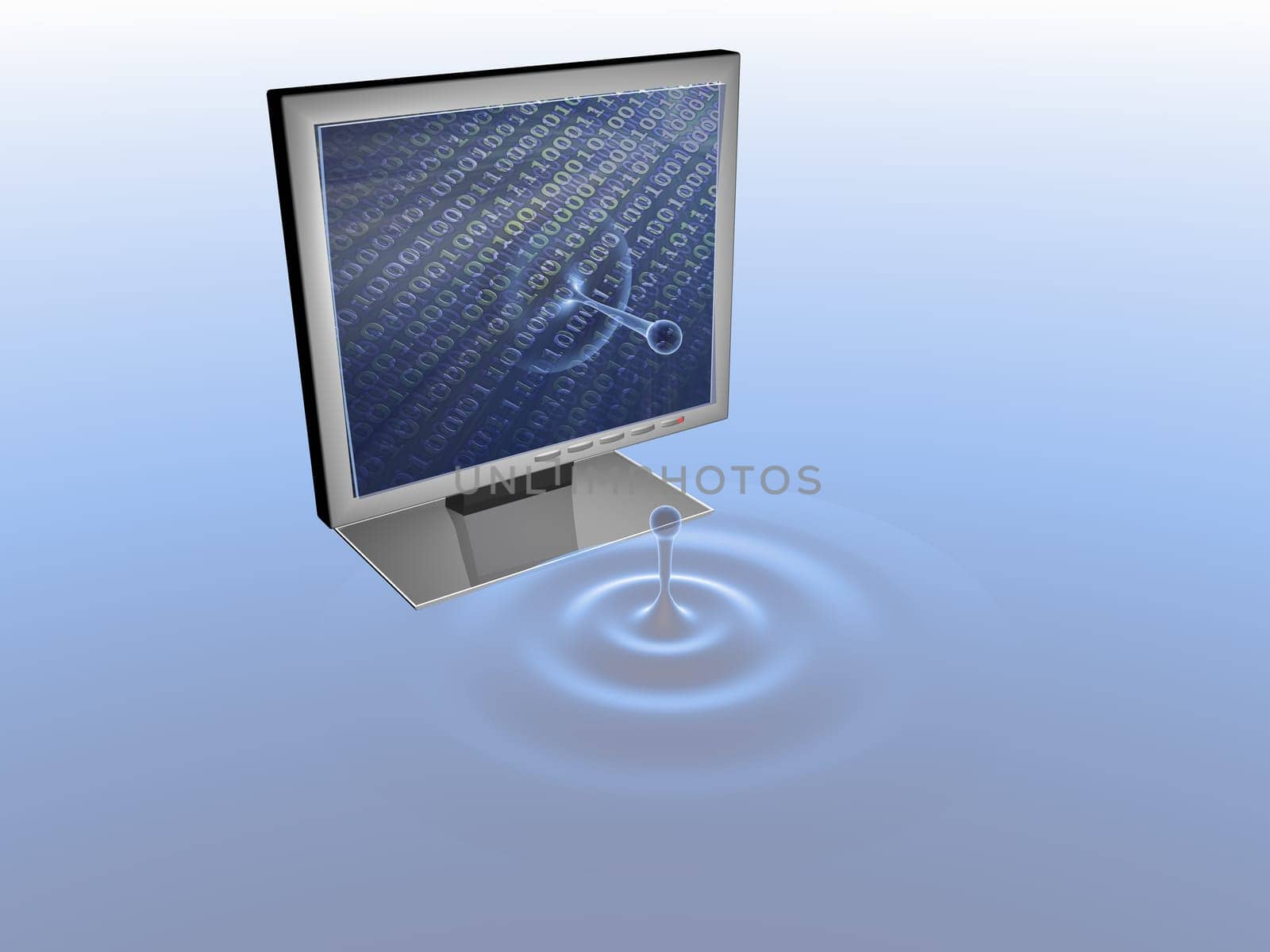 Monitor - Plasma - 3D