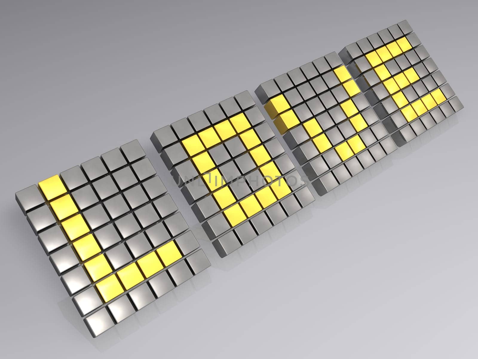Cube - Love - Isolated - 3D