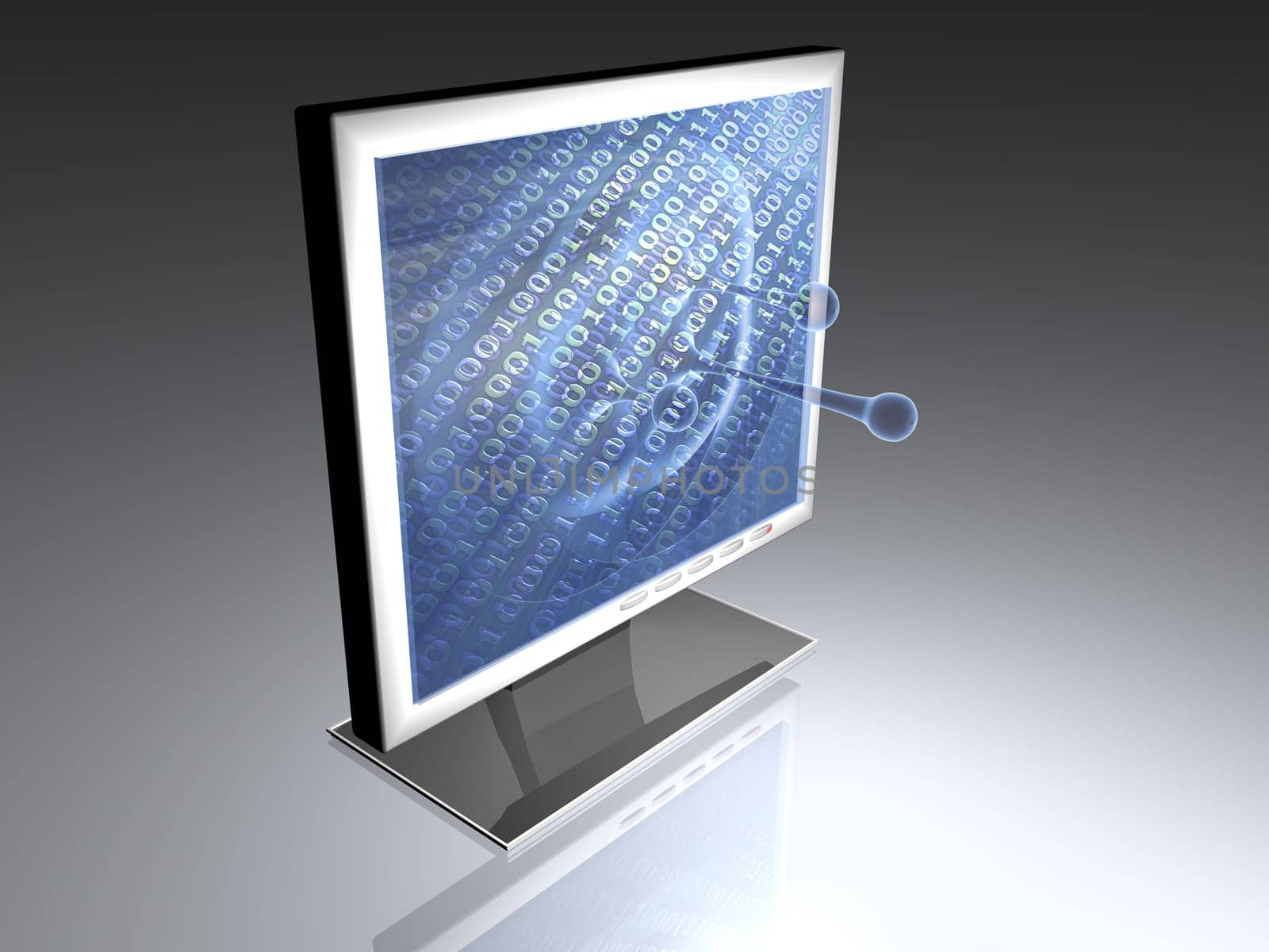 Monitor - Plasma - 3D