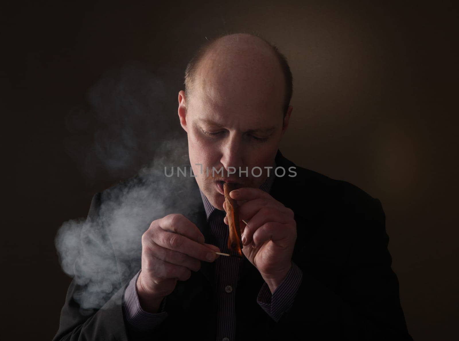 cigar smoking man