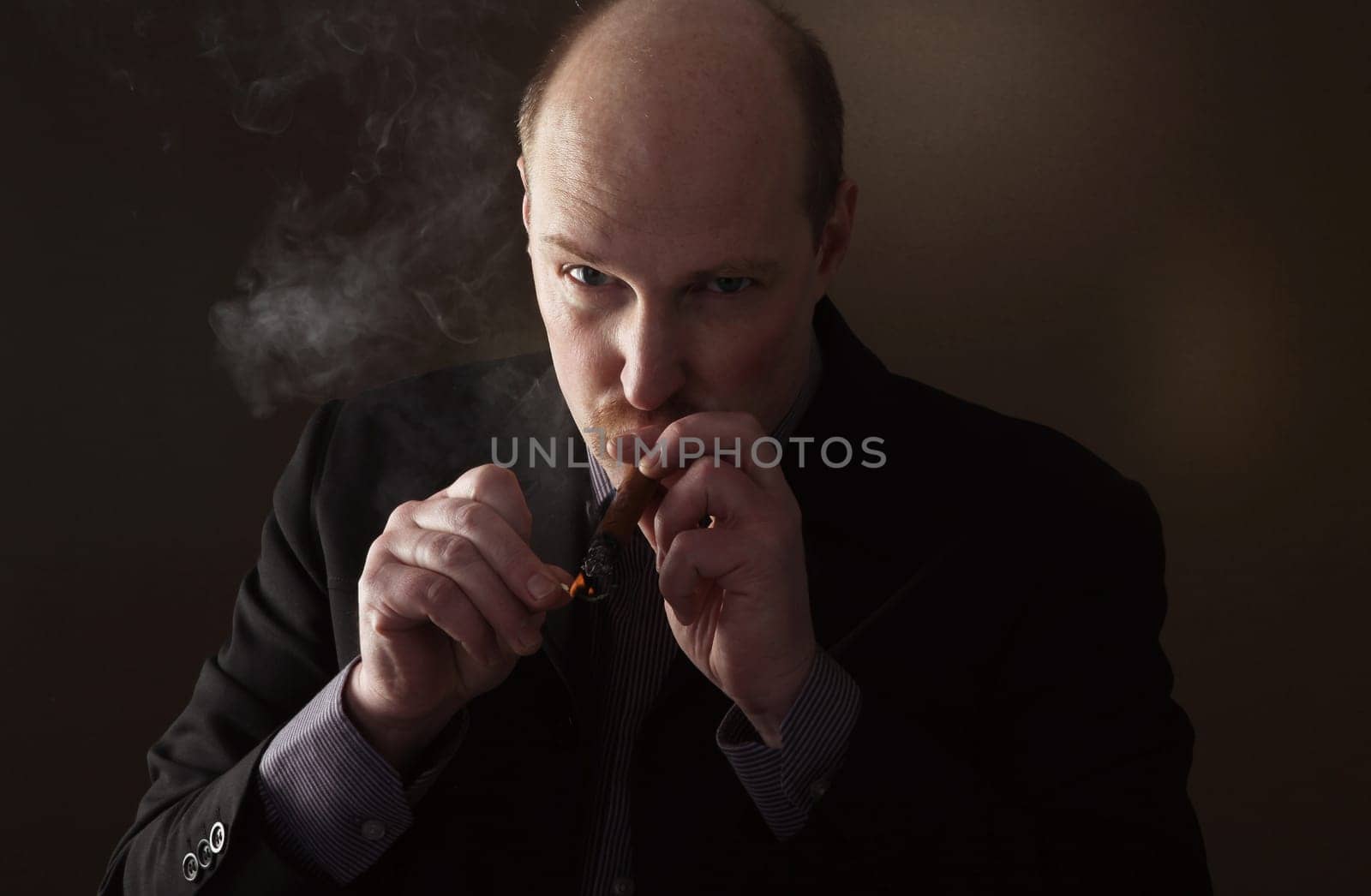 cigar smoking man