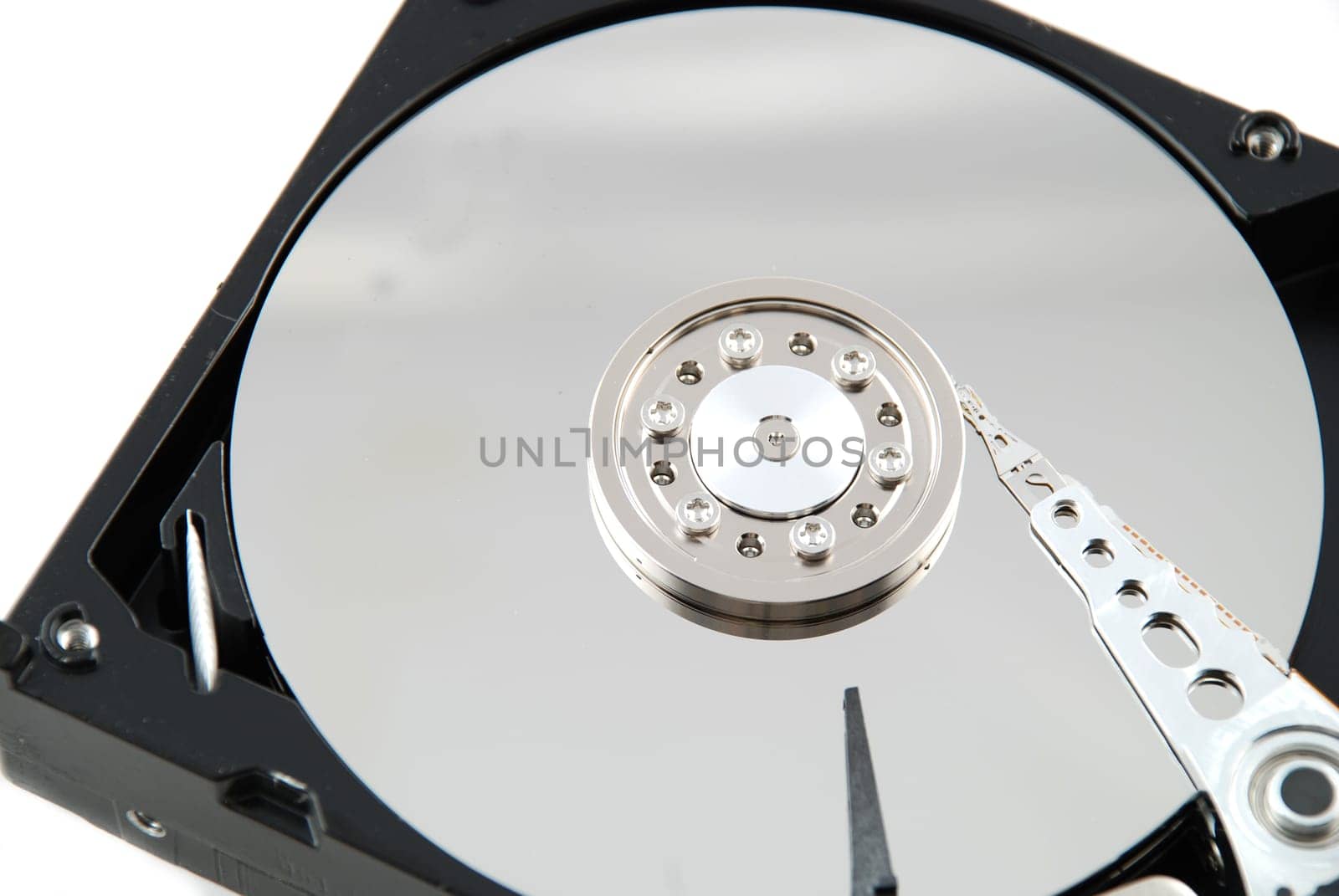 Hard drive interior