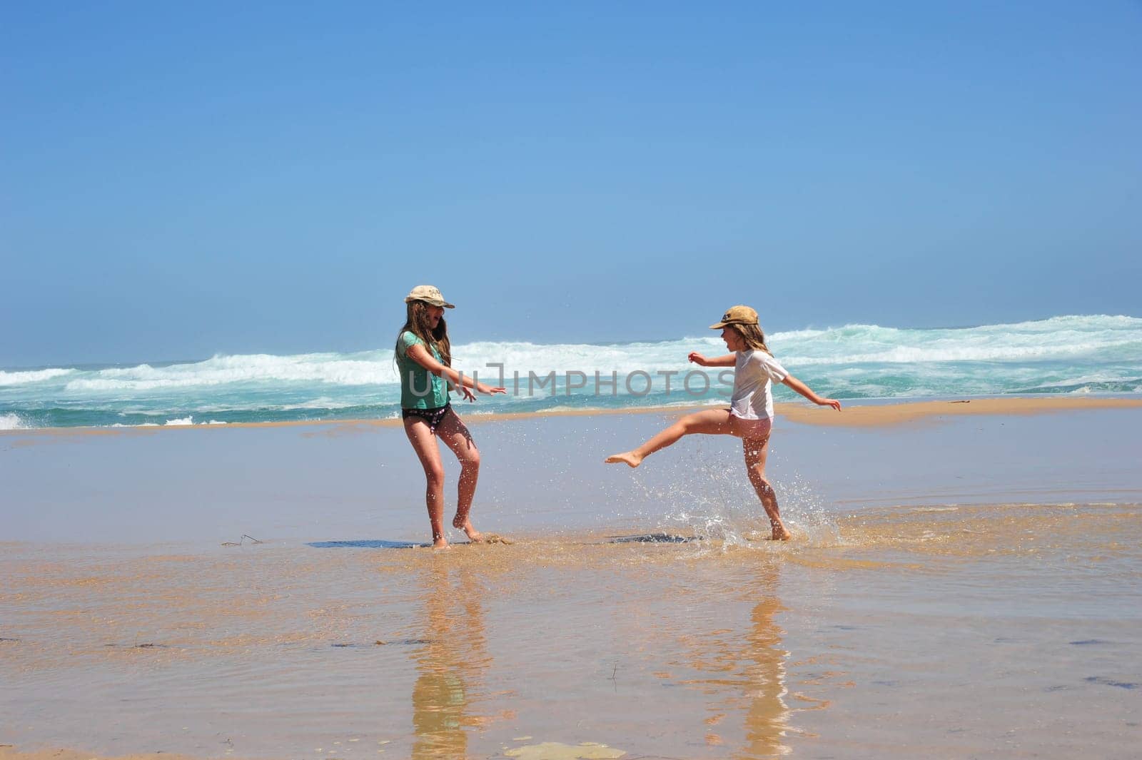 On the beach