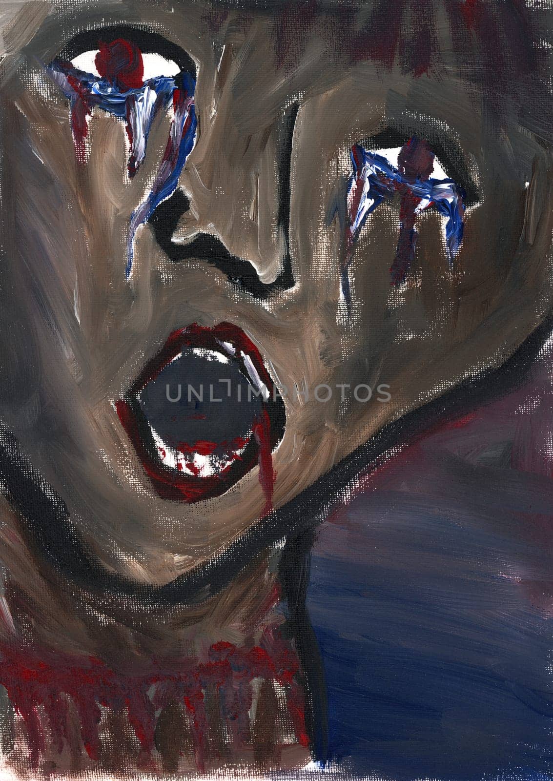 Pain and grief - illustration