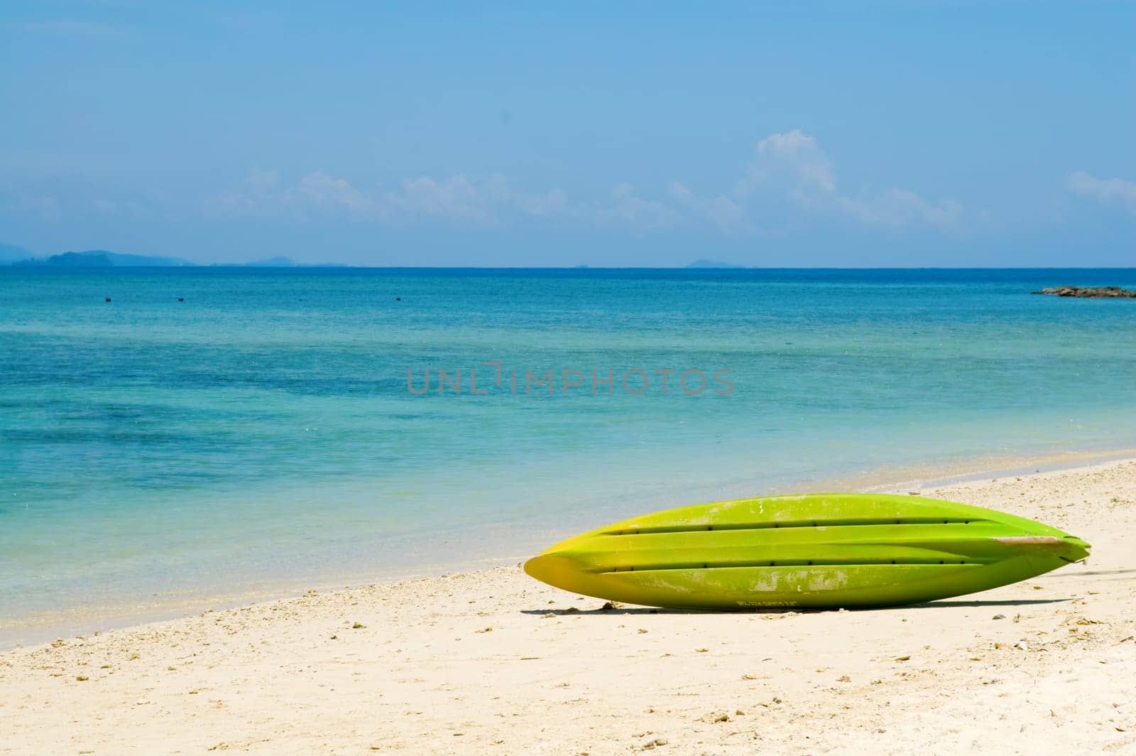 Surfboard at beach