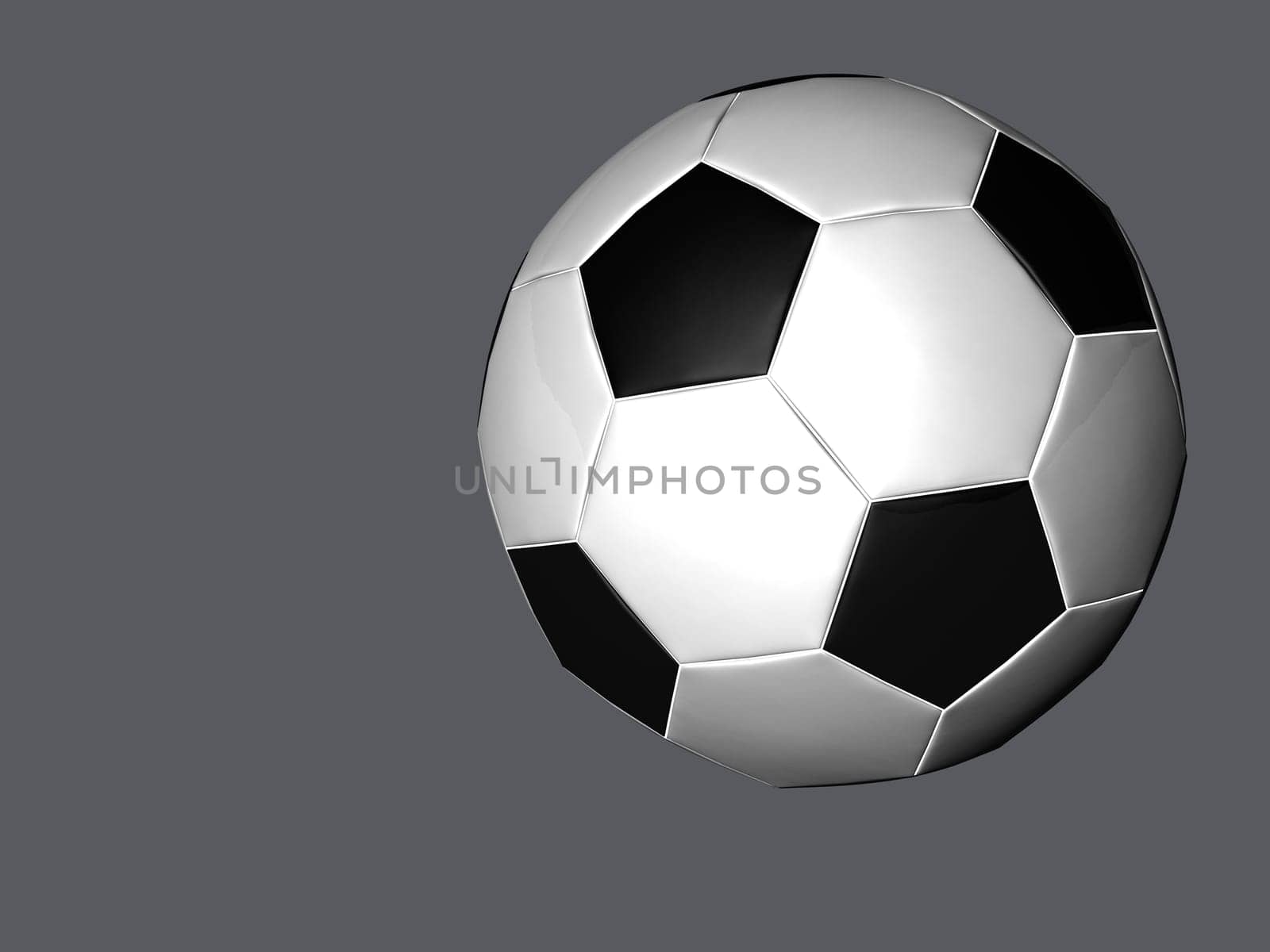 Football - isolated - 3D