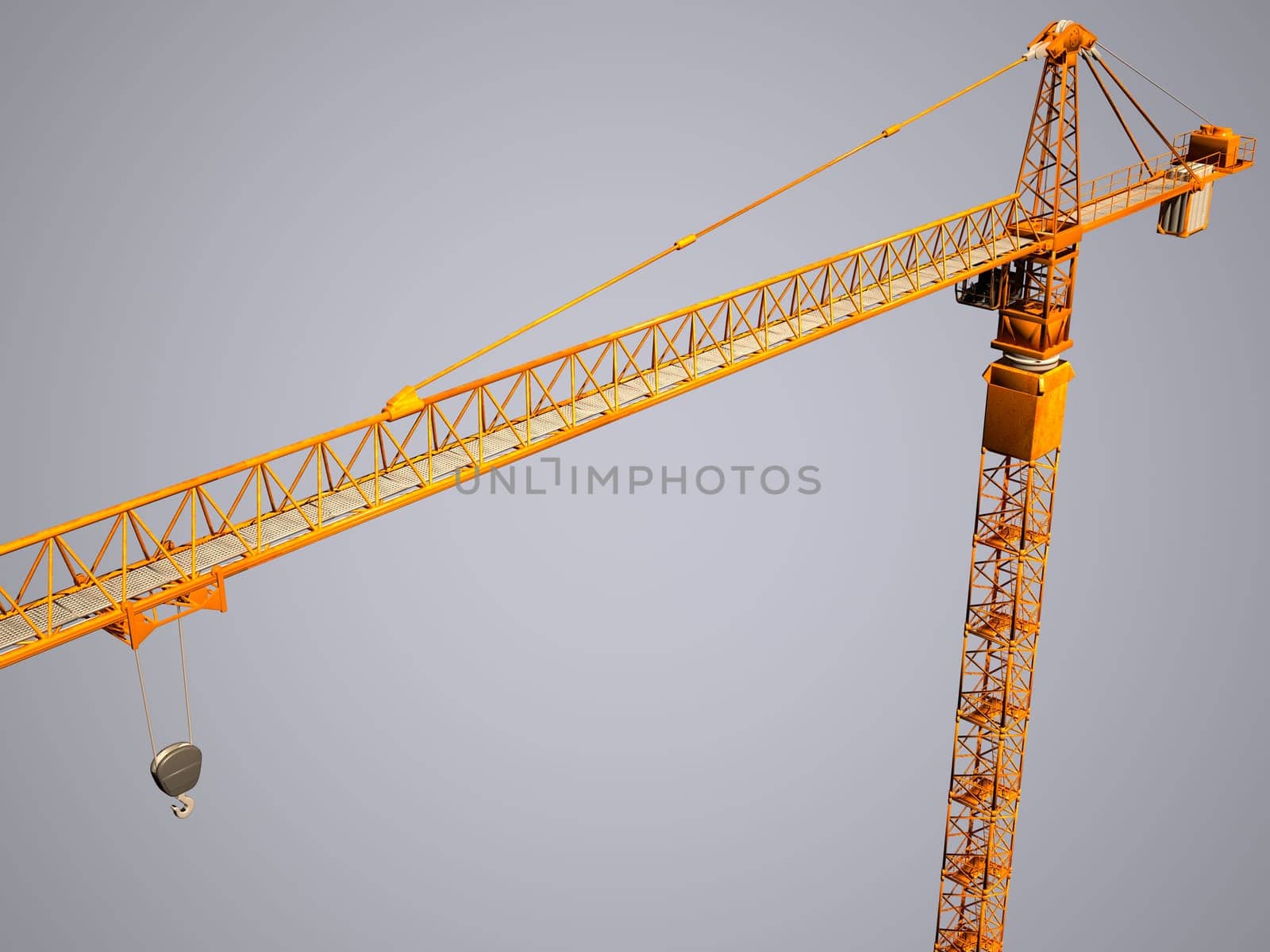 metal crane background