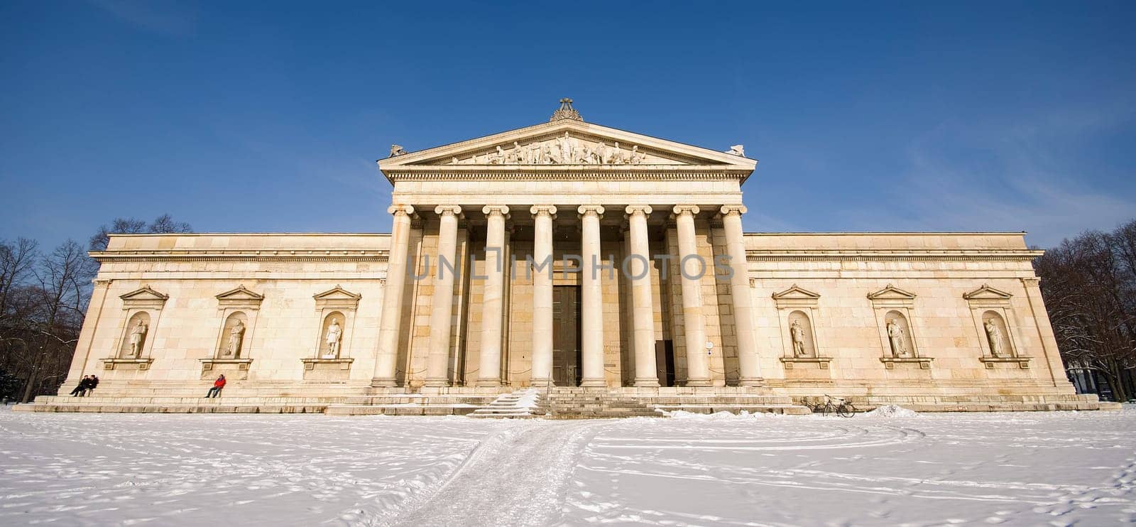Munich's Glyptothek in winter
