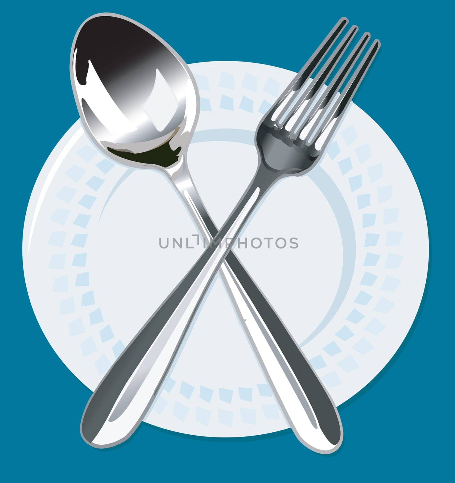Spoon and fork