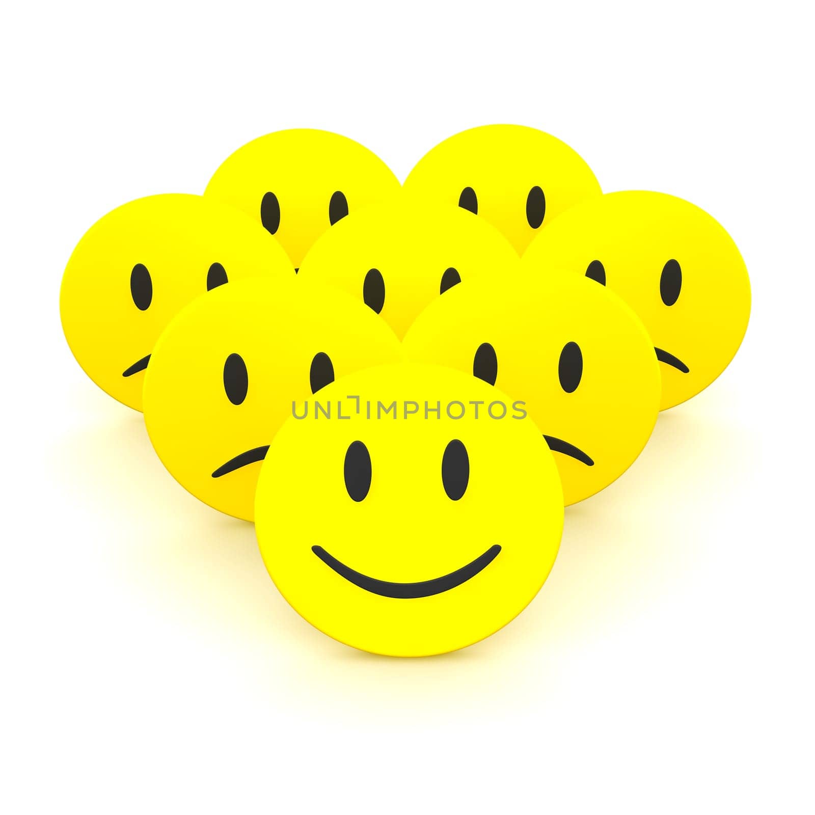 Group of smileys