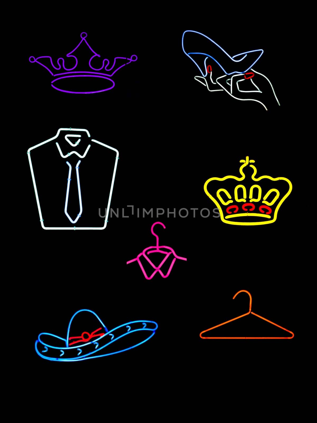 Neon Symbols and Signs
