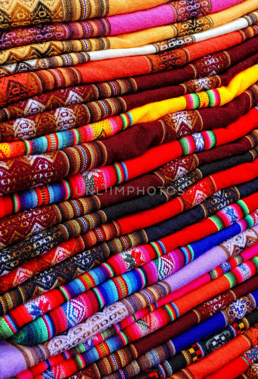 peruvian fabric background