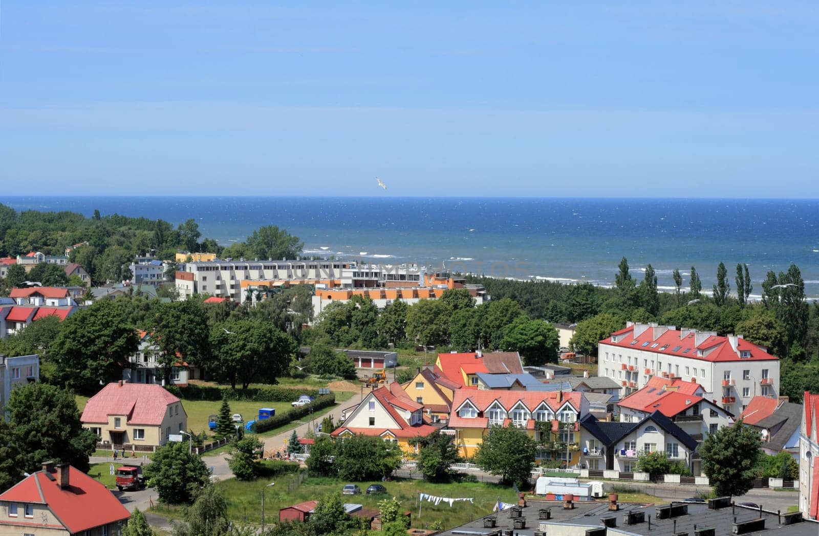Coast line at the Baltic sea