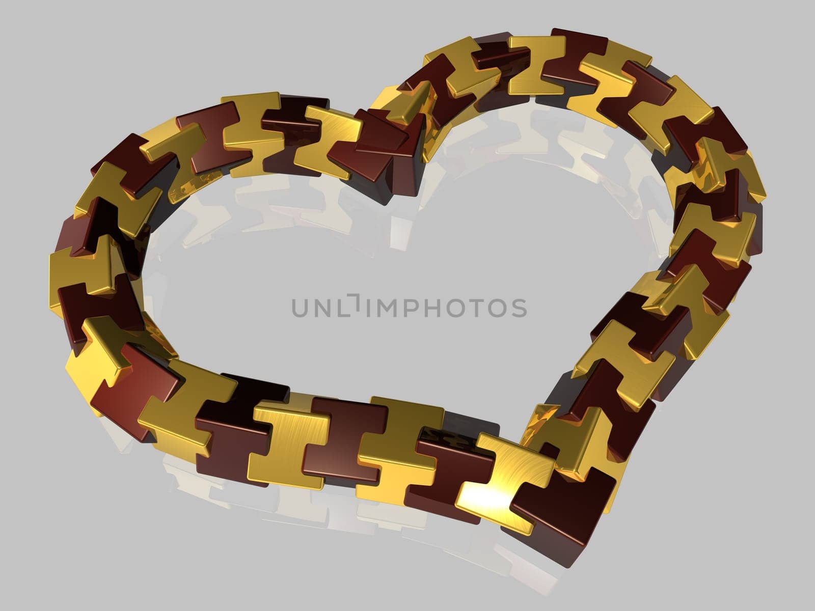 Abstract - Heart - Isolated - 3D