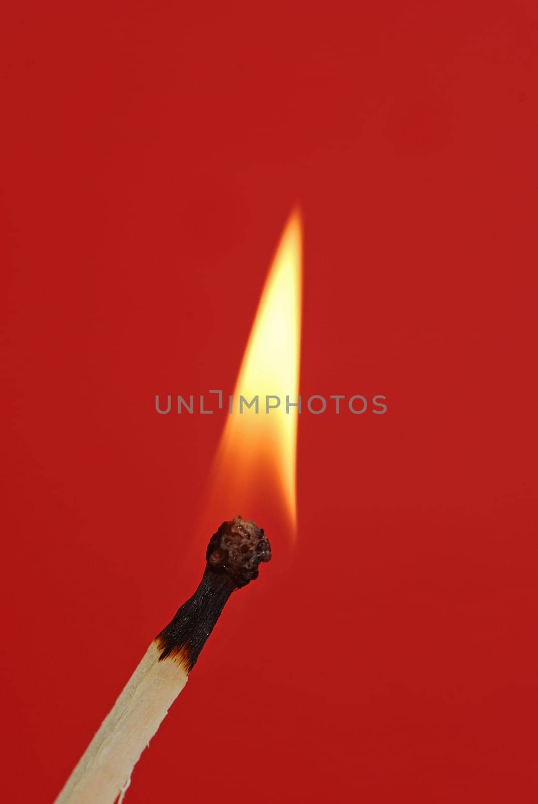burning match