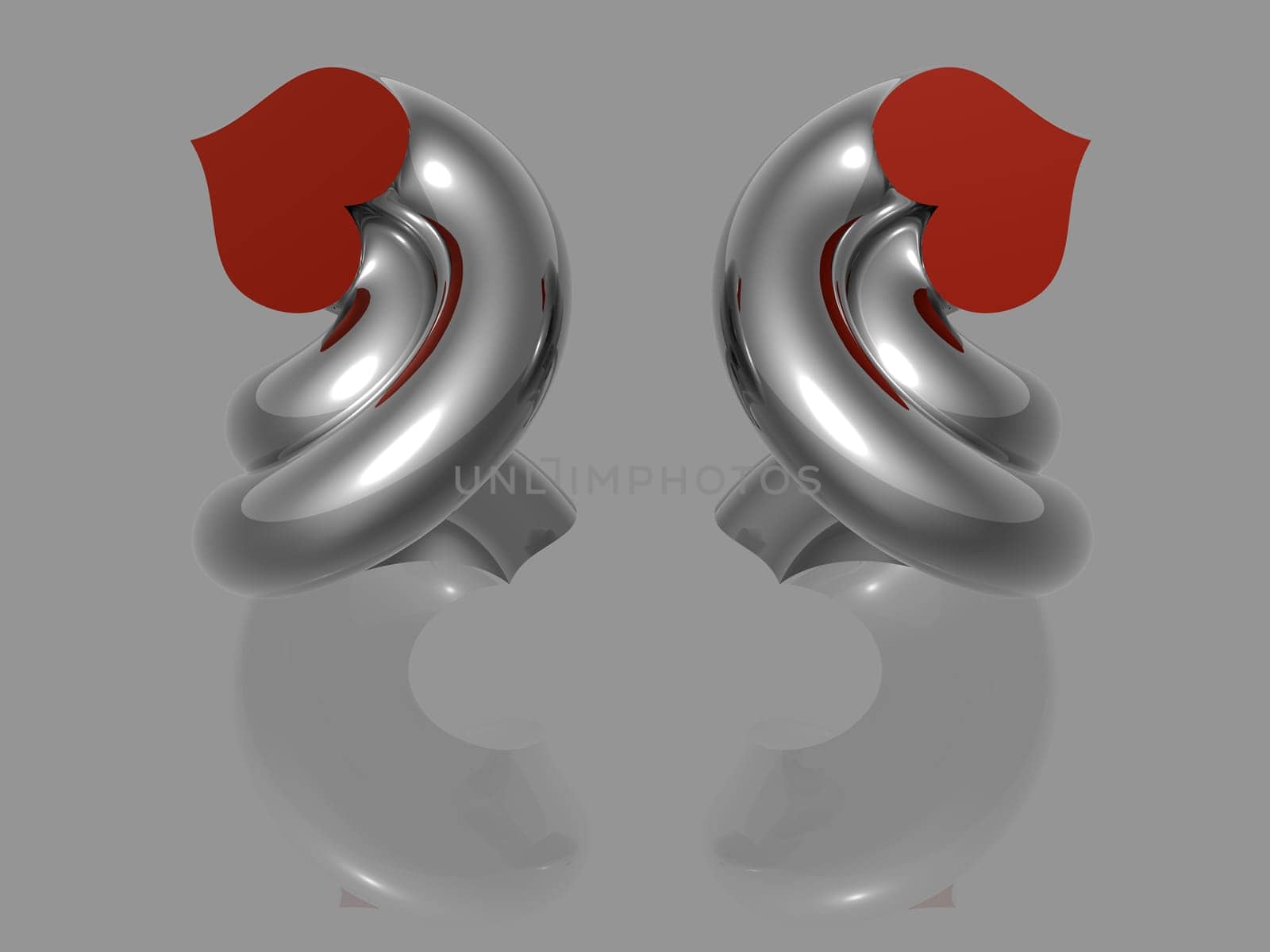 Abstract - Heart - Isolated - 3D