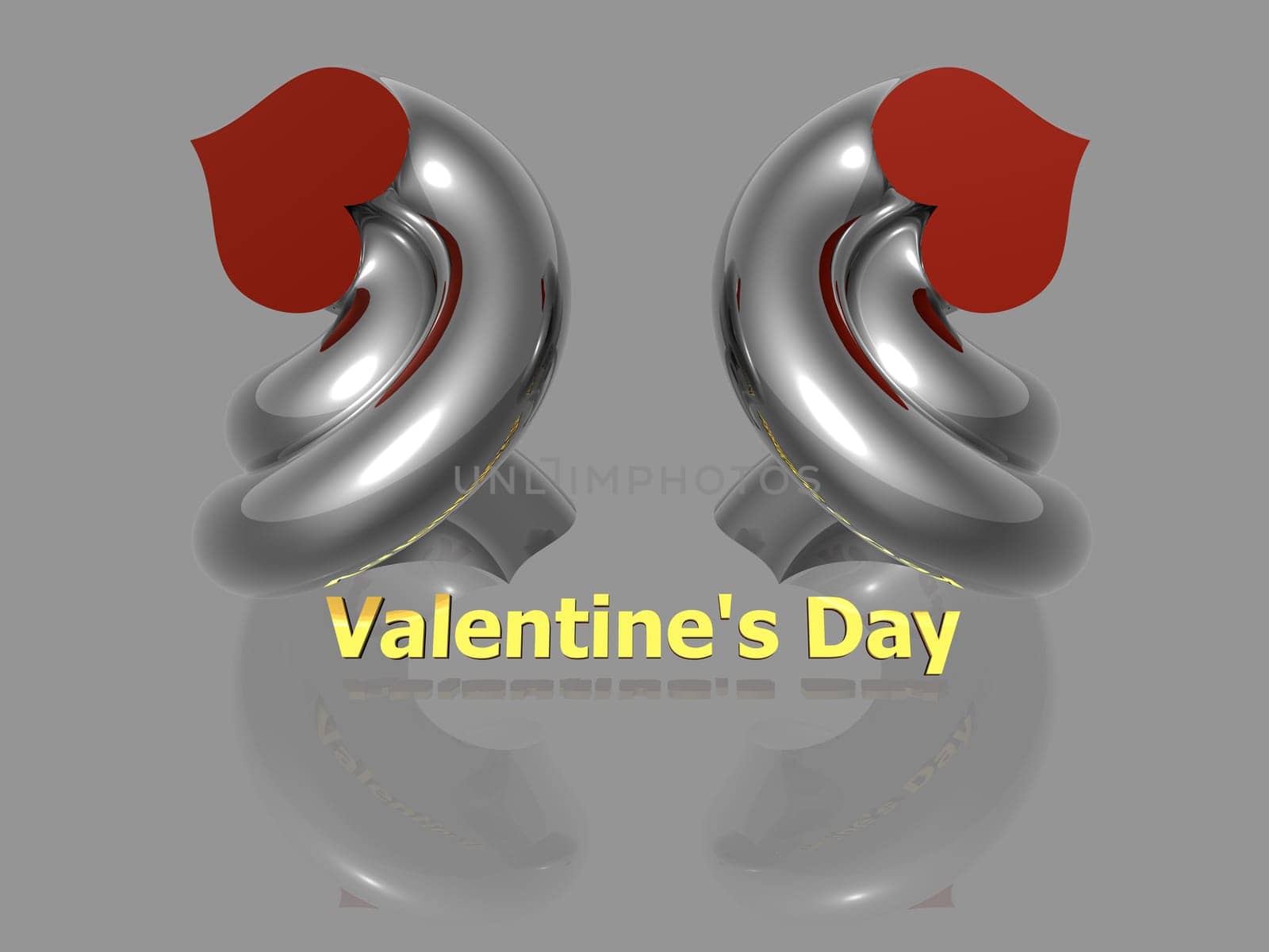Valentines Day - Isolated - 3D