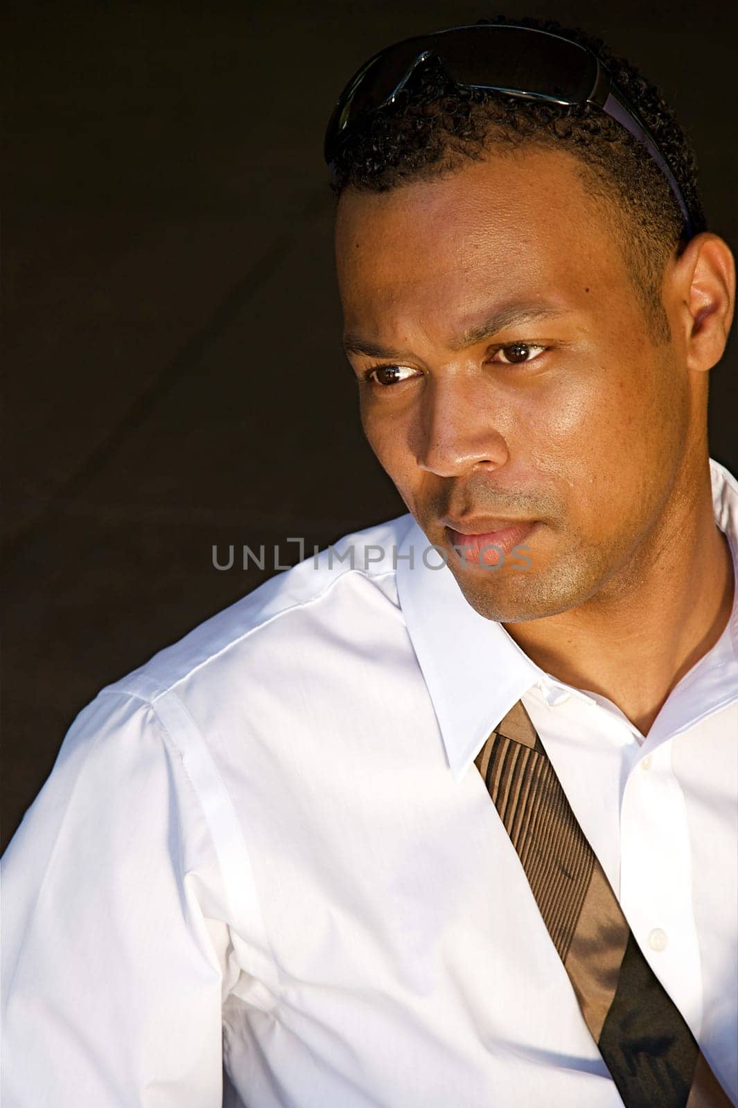 Businessman at a Cafe