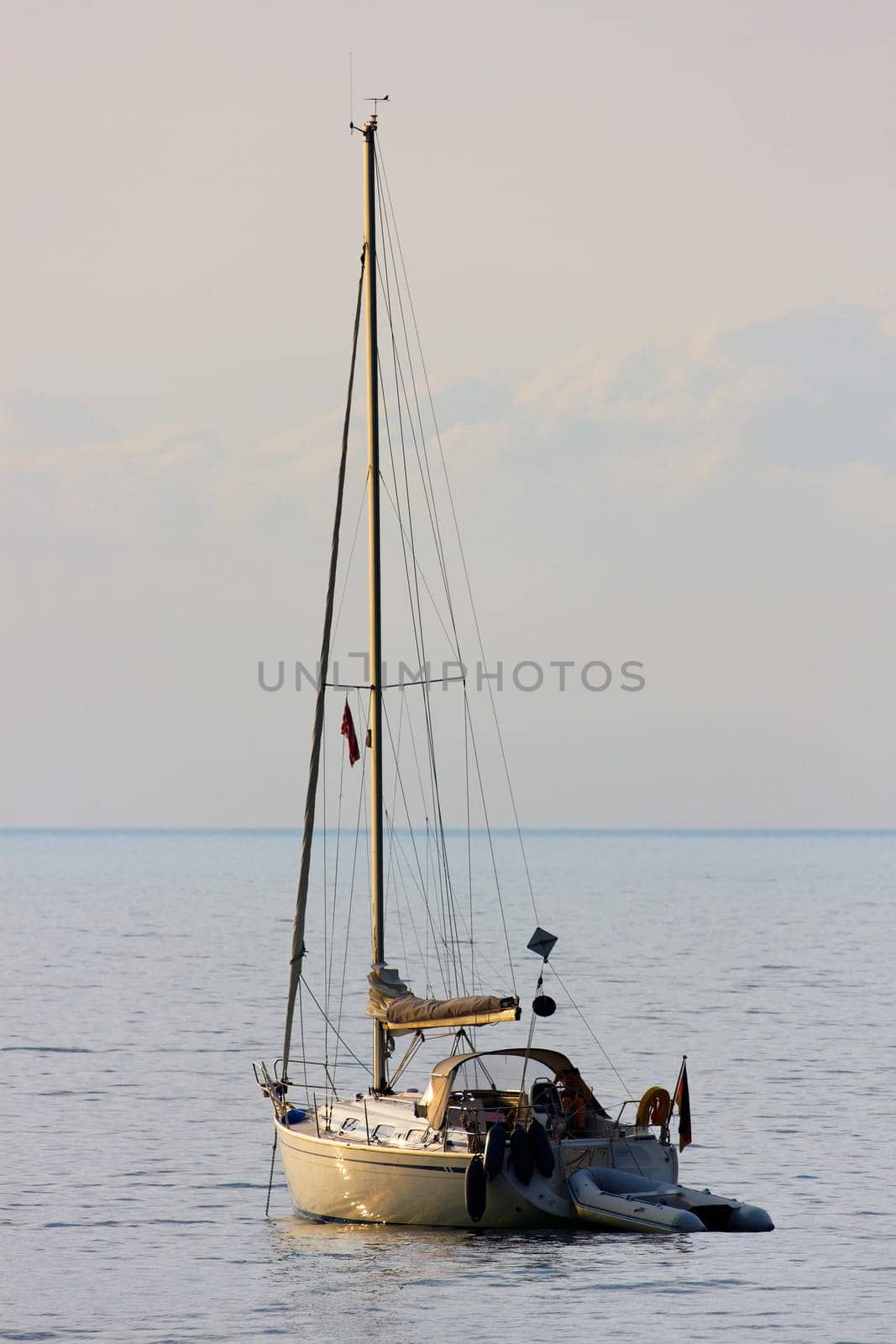 Boat on the Baltic Sea