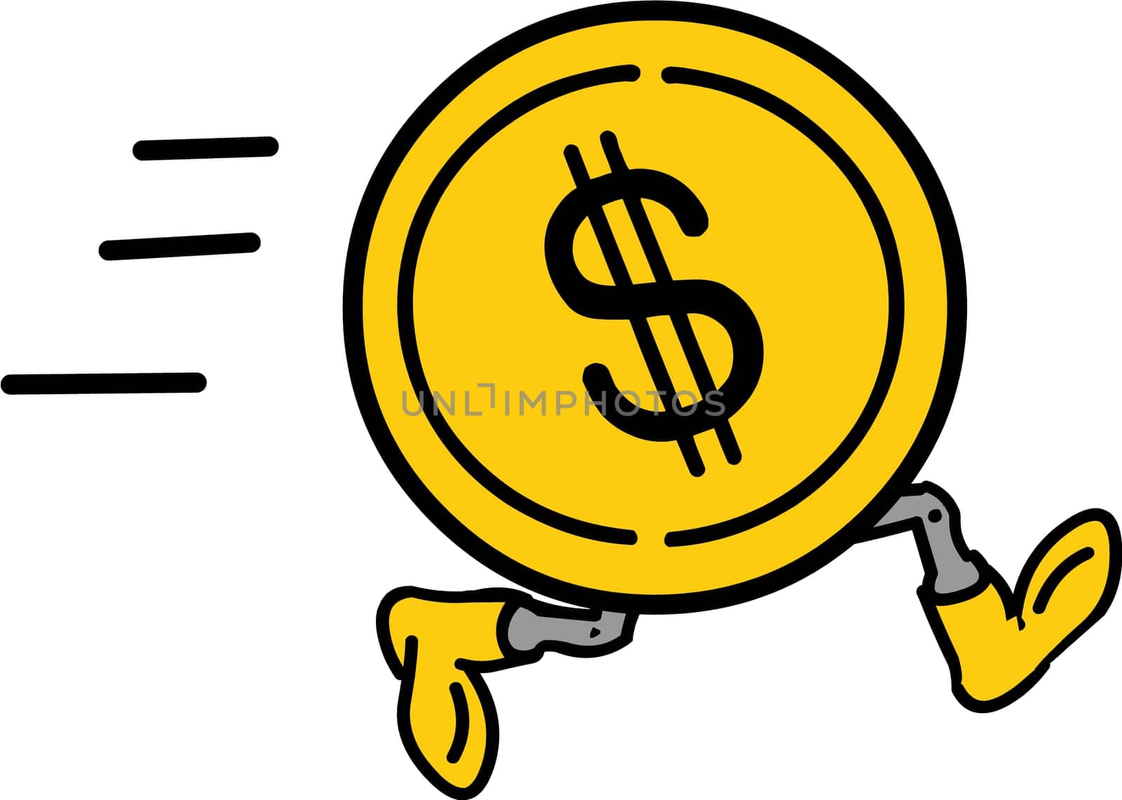 Running dollar