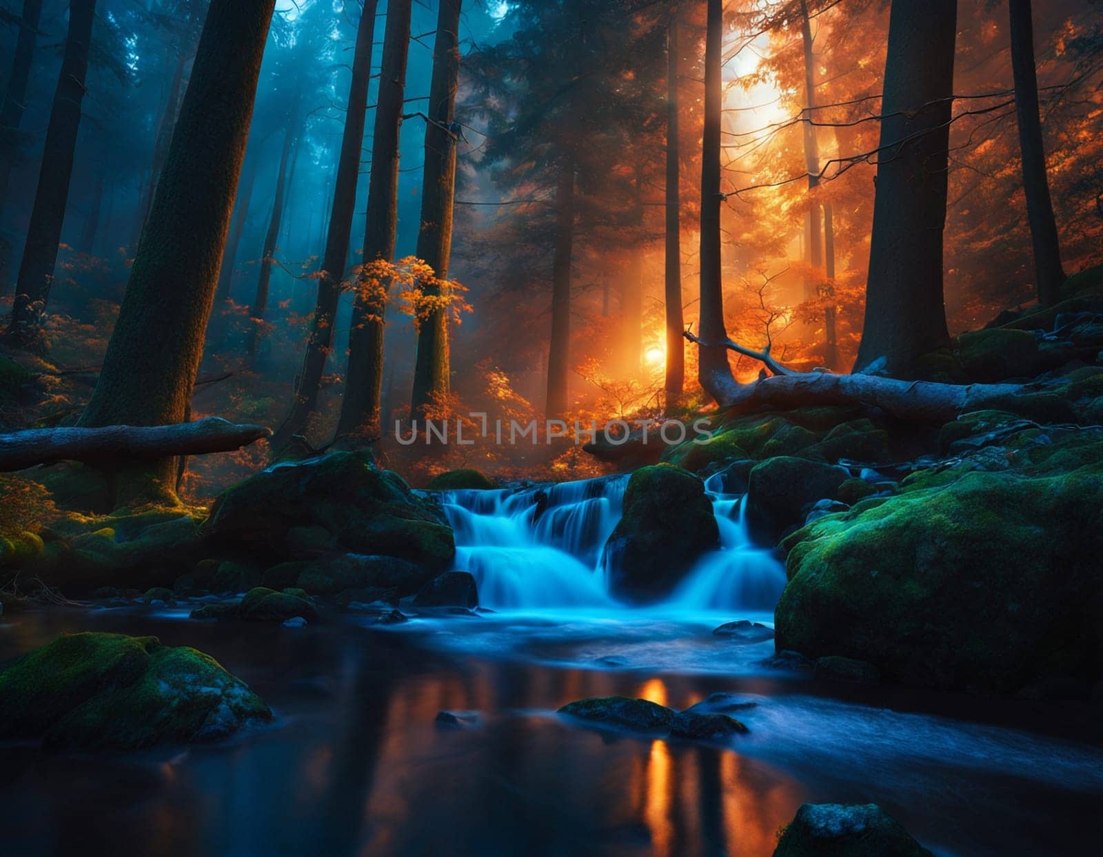 Beautiful morning forest by NeuroSky