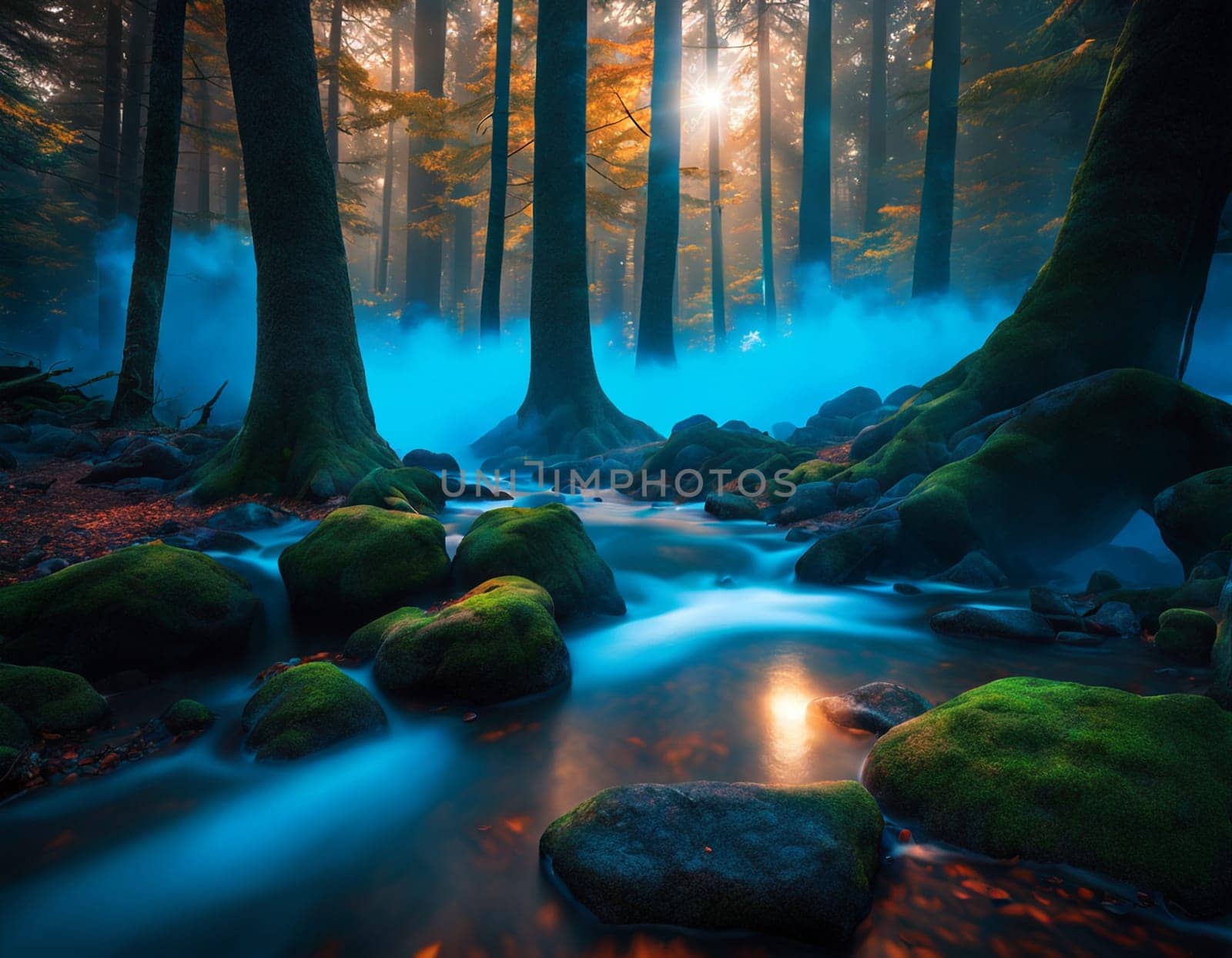 Beautiful morning forest by NeuroSky