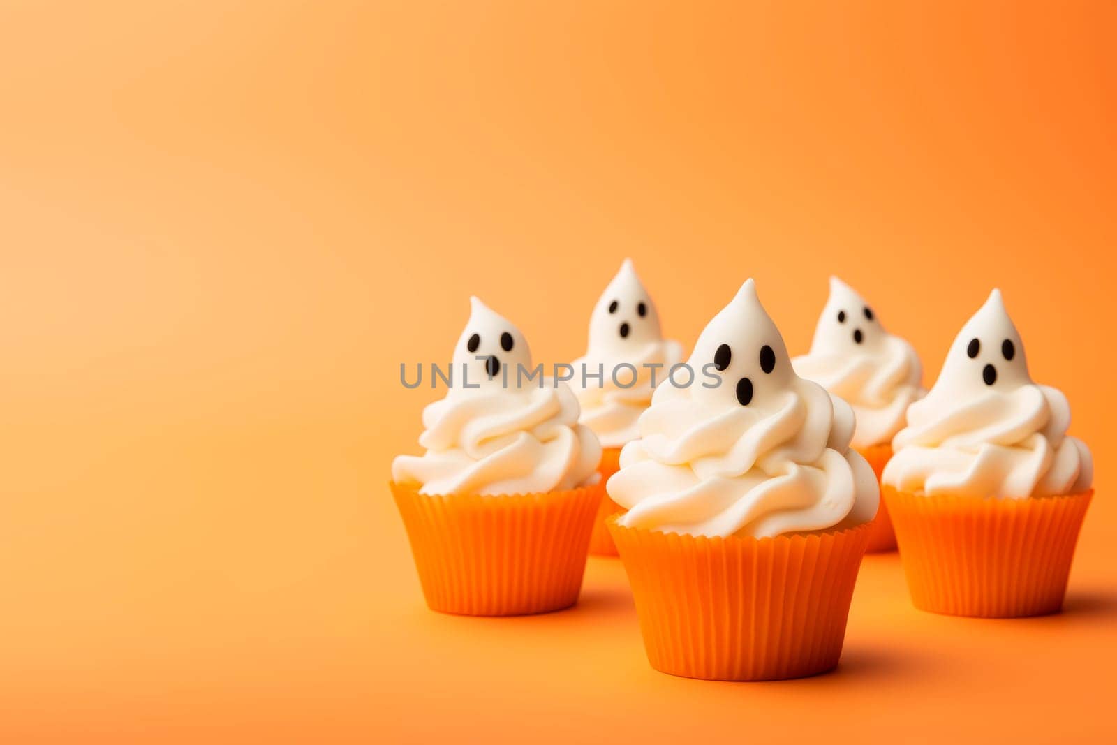 Cute haunted cupcakes for Halloween. by Spirina