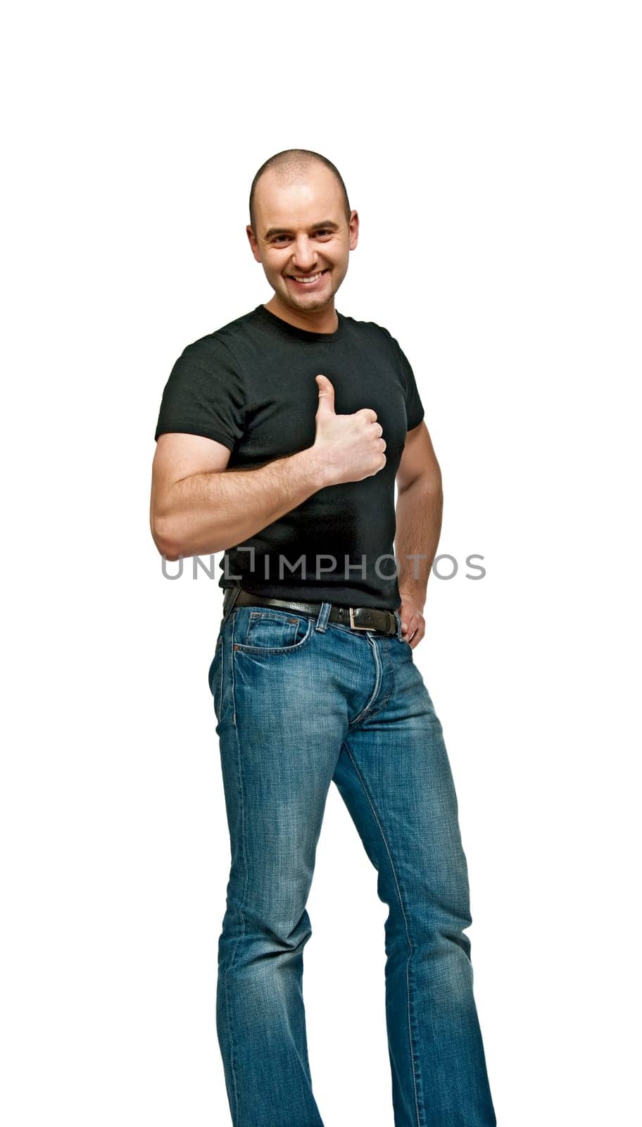 positive man thumb up