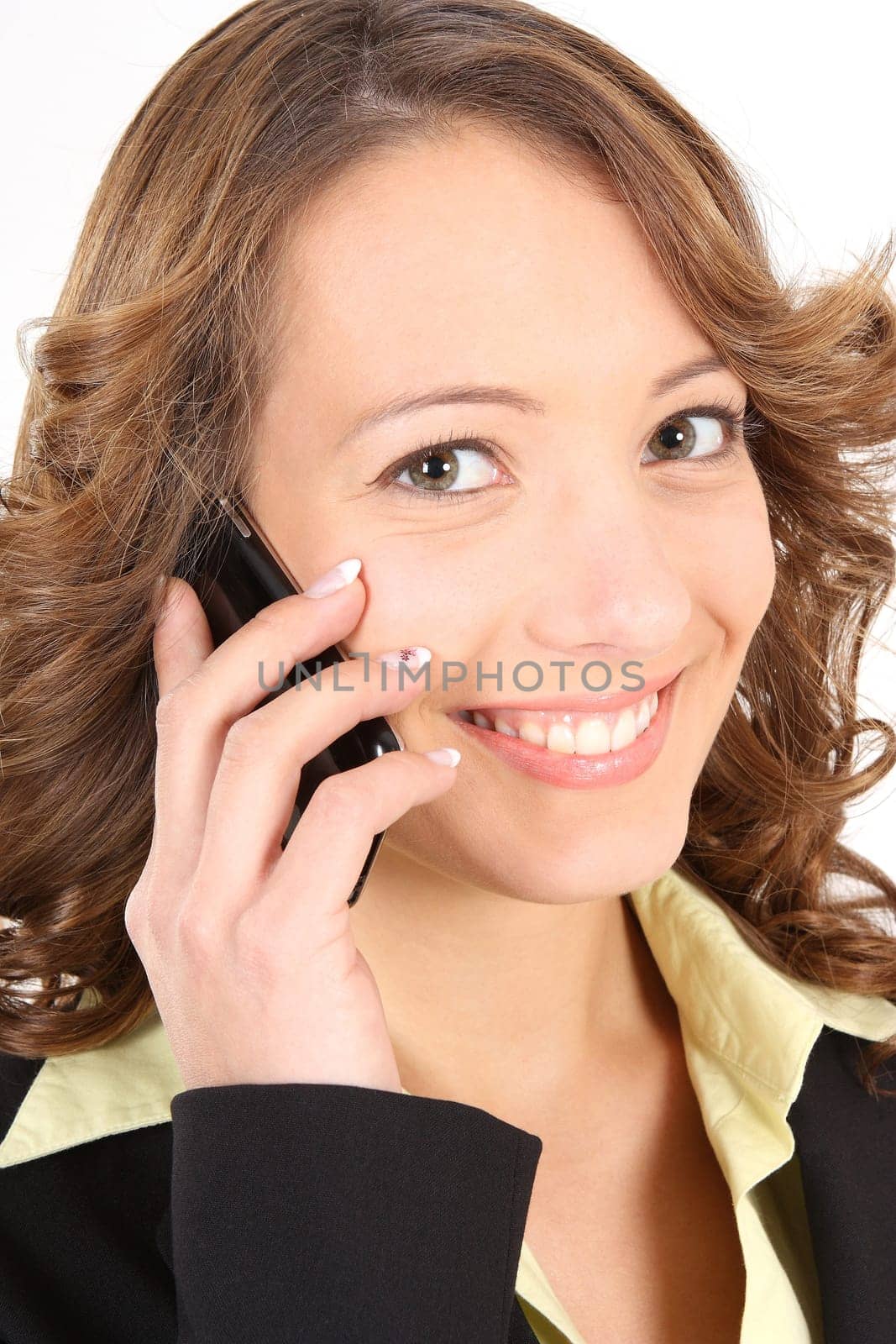 on the phone