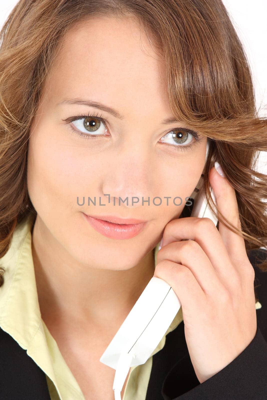 on the phone