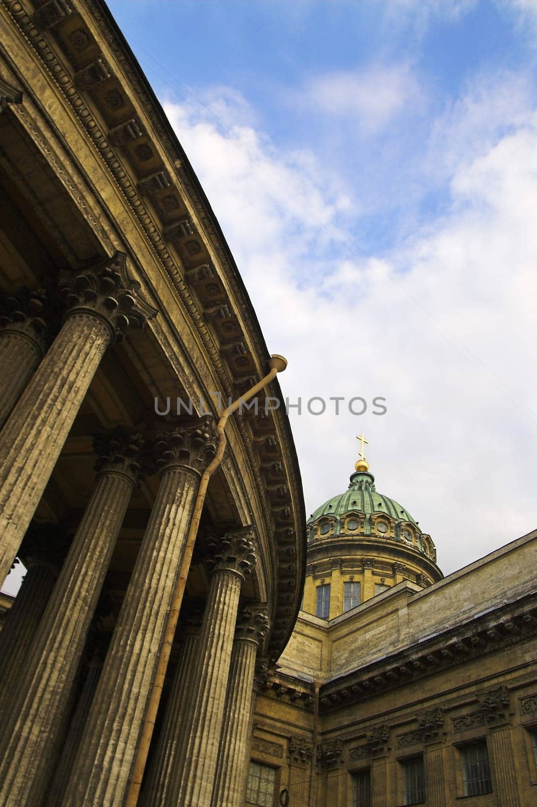 Kazansky Cathedral in Saint Petersburg, Russia.