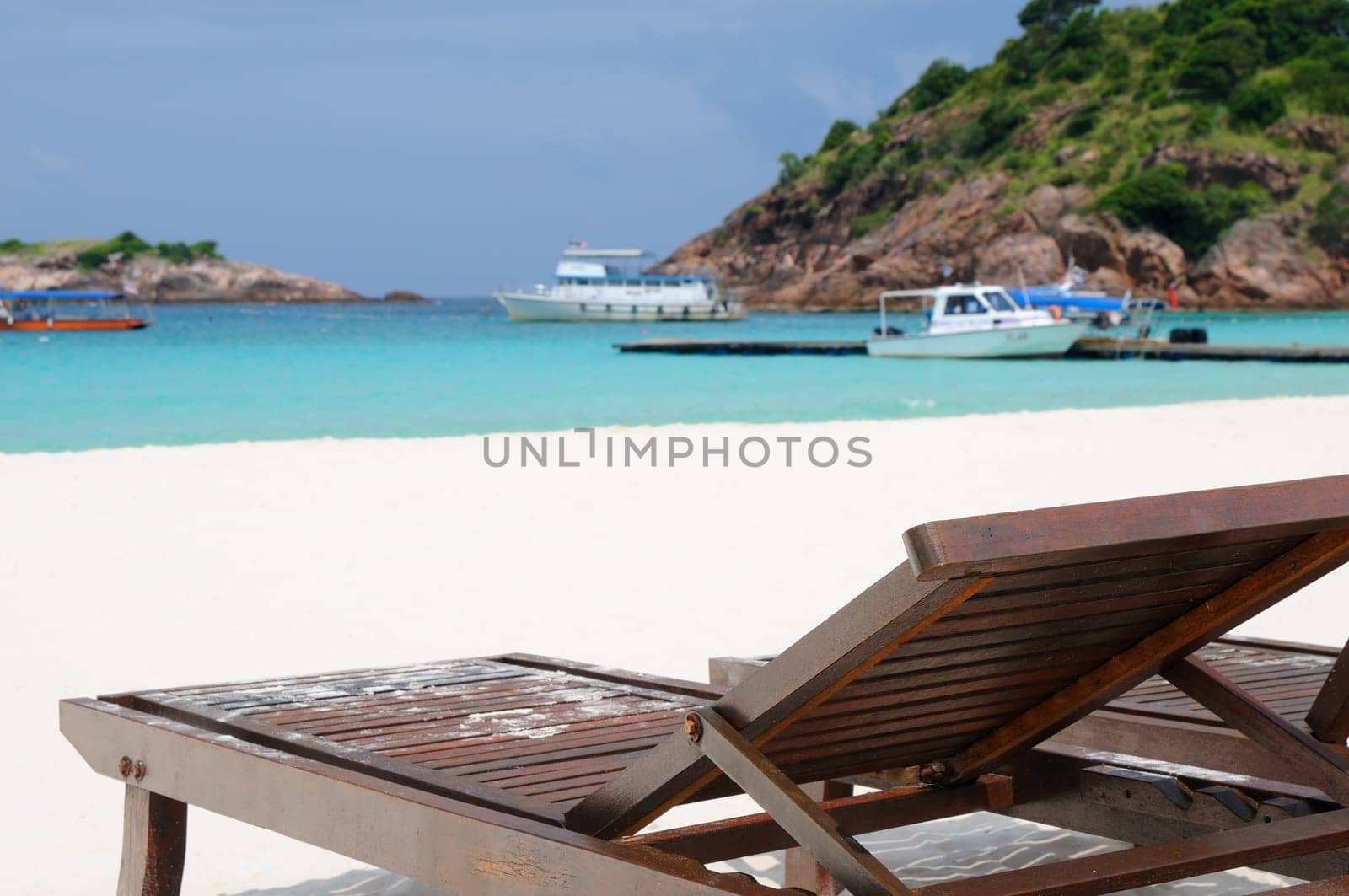 Quiet beach atmosphere