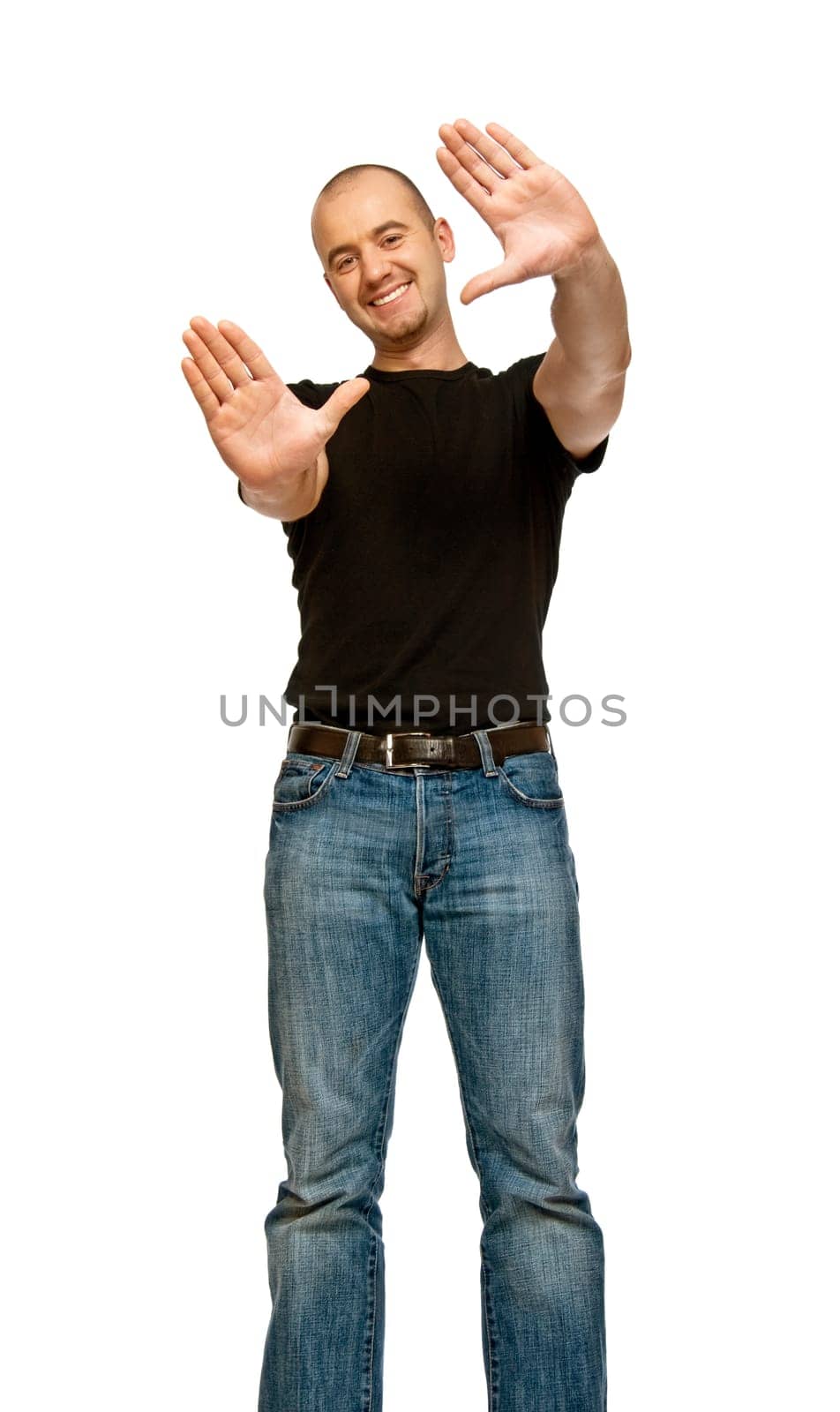 positive young man