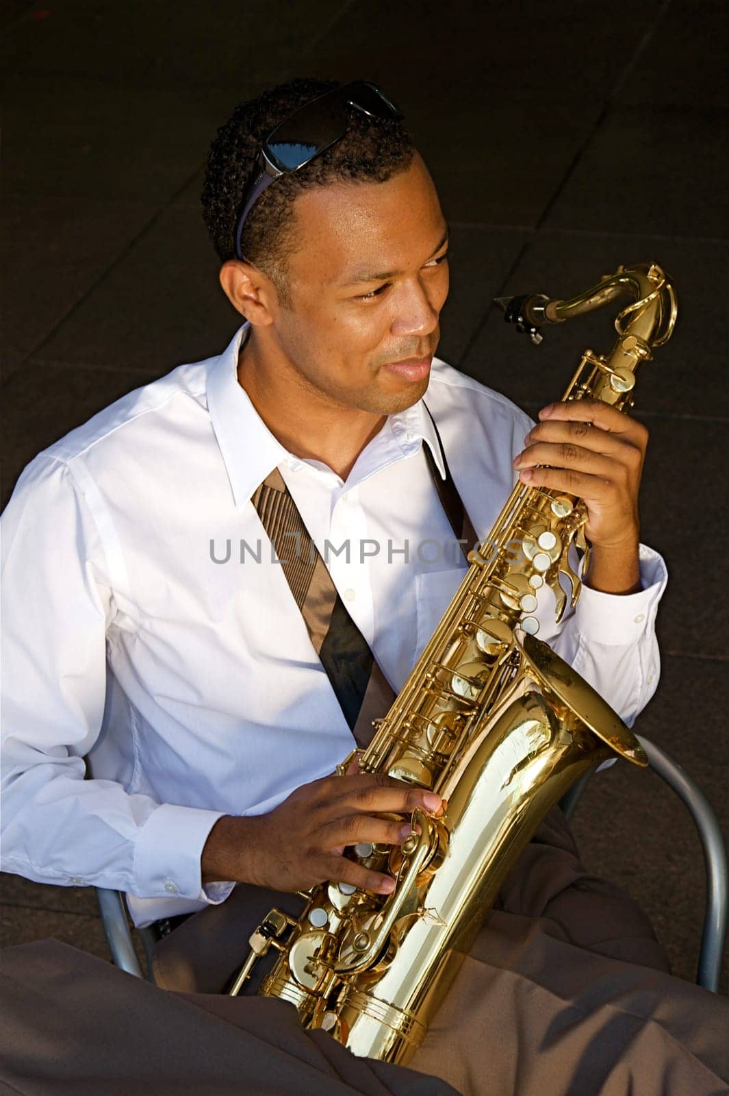 Hip Young Saxophonist