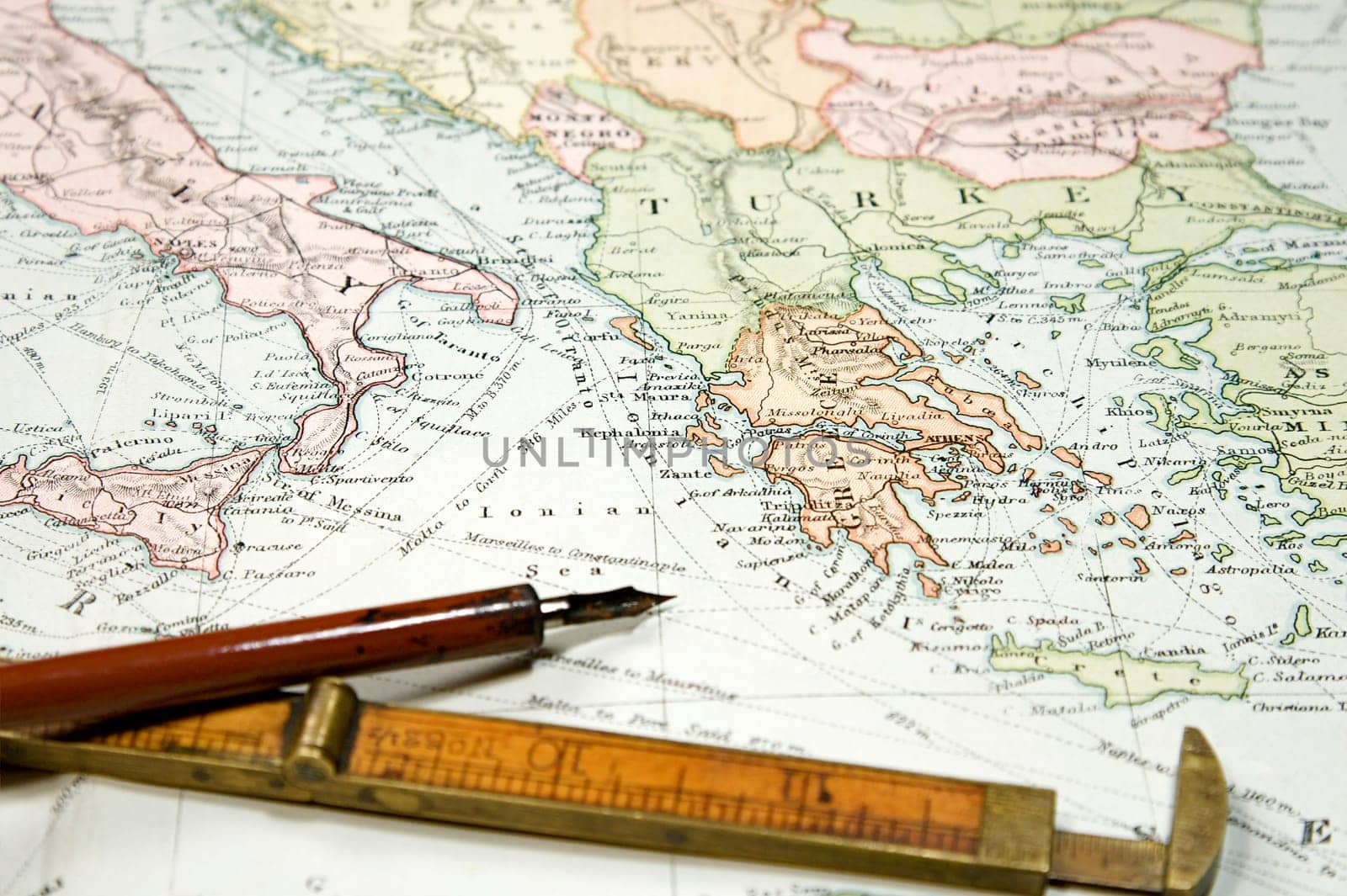 Vintage Map and Chart