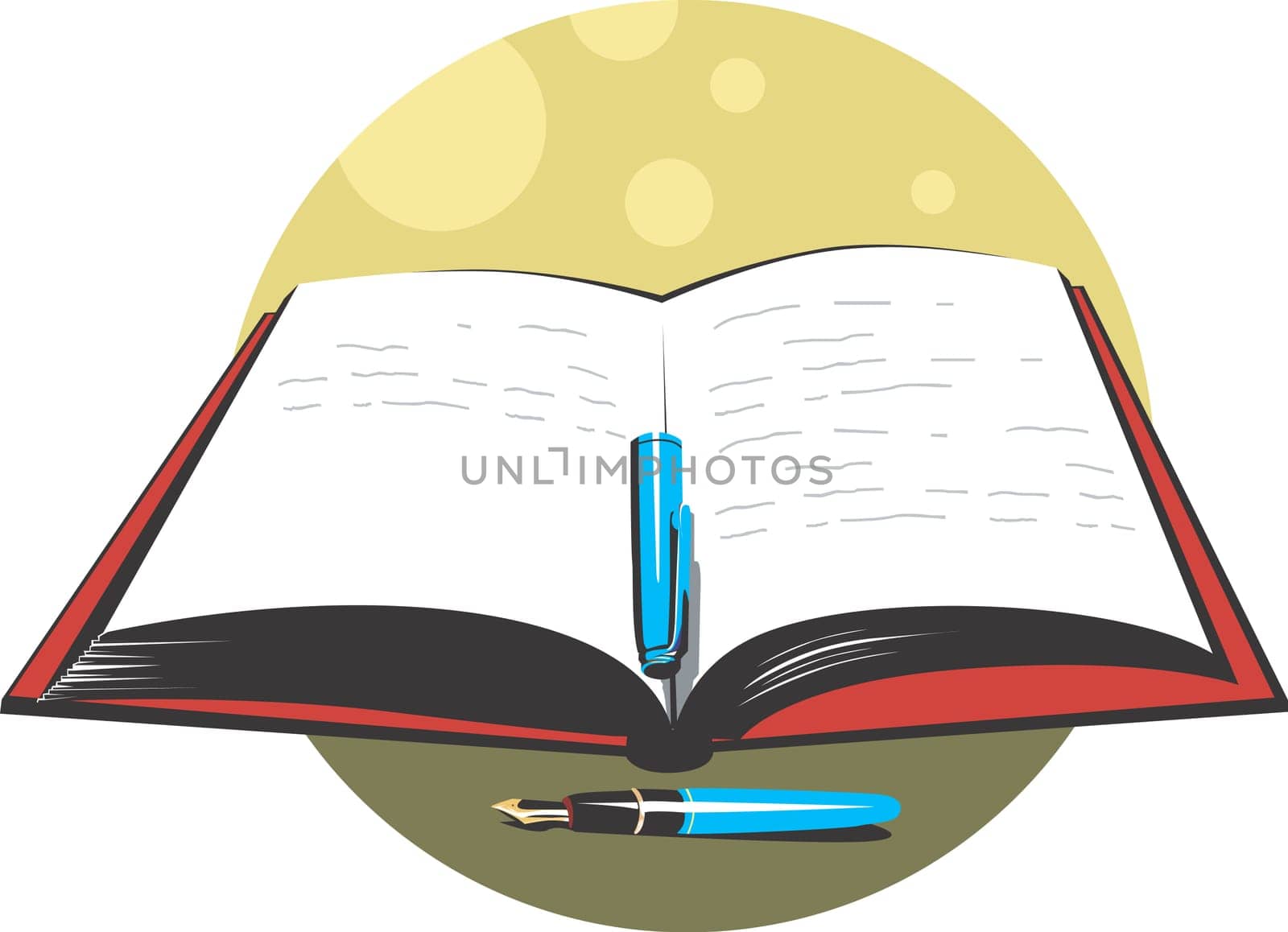 Book and pen