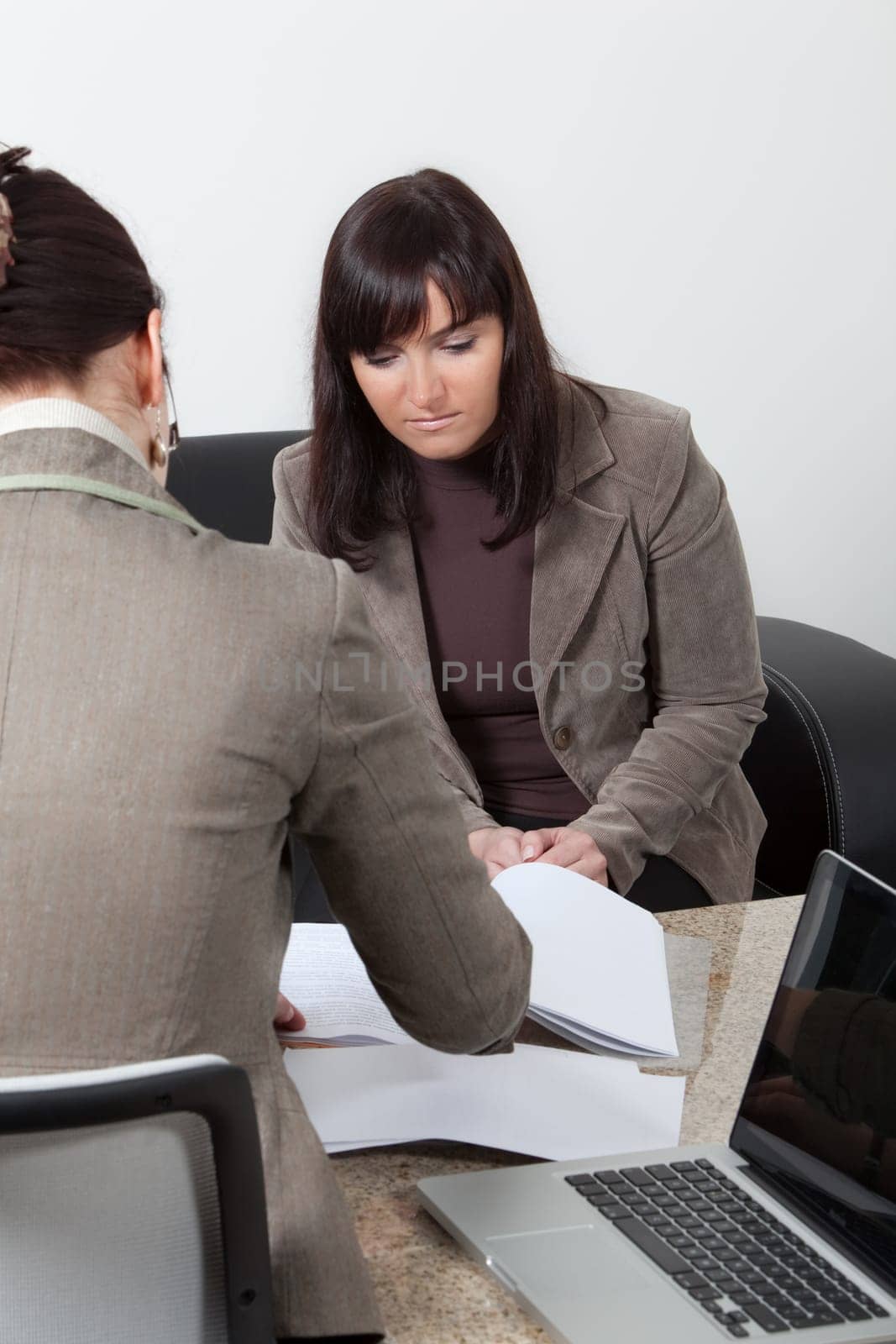 Business women at the meeting