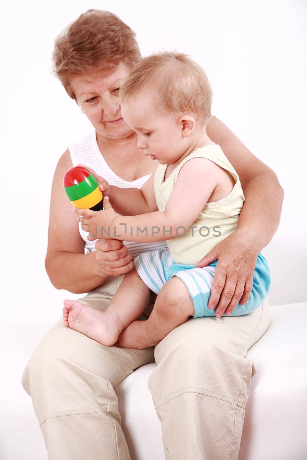 Playing with granny