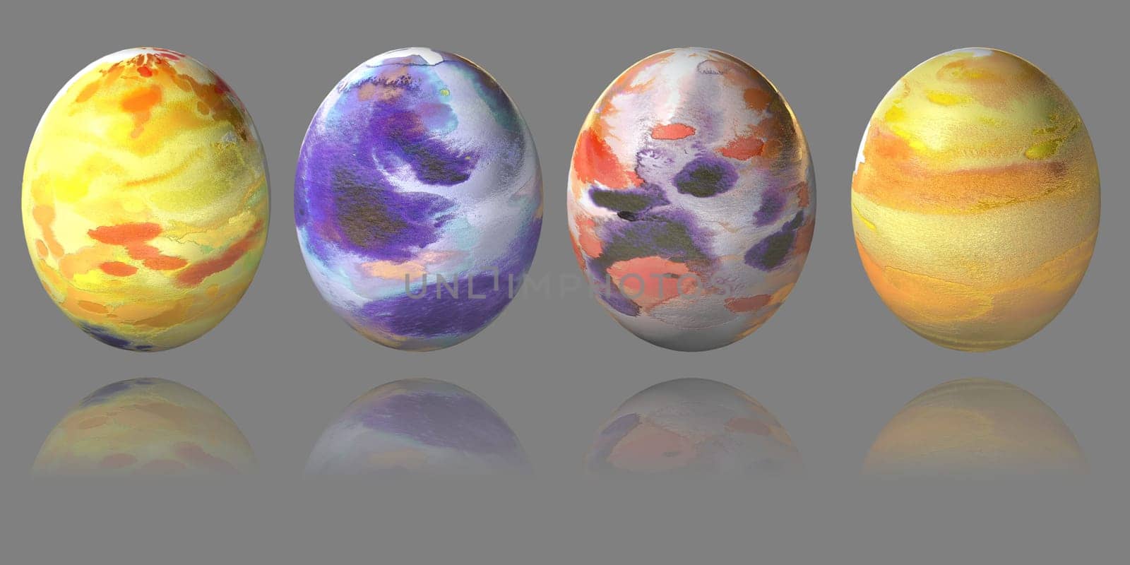 Easter Eggs - Set 1 - Insulated - 3D
