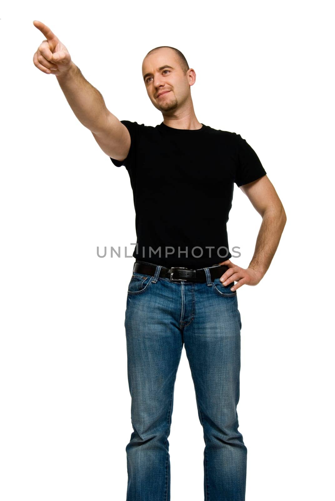 man point gesture