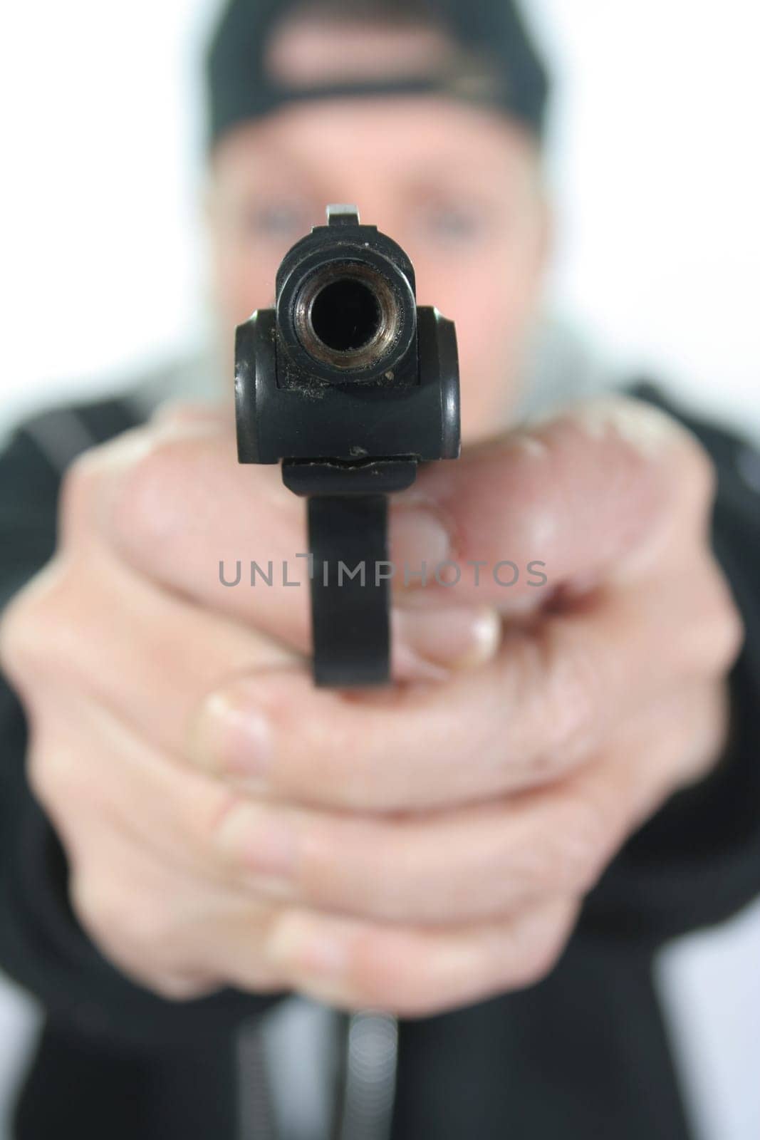 Woman with gun