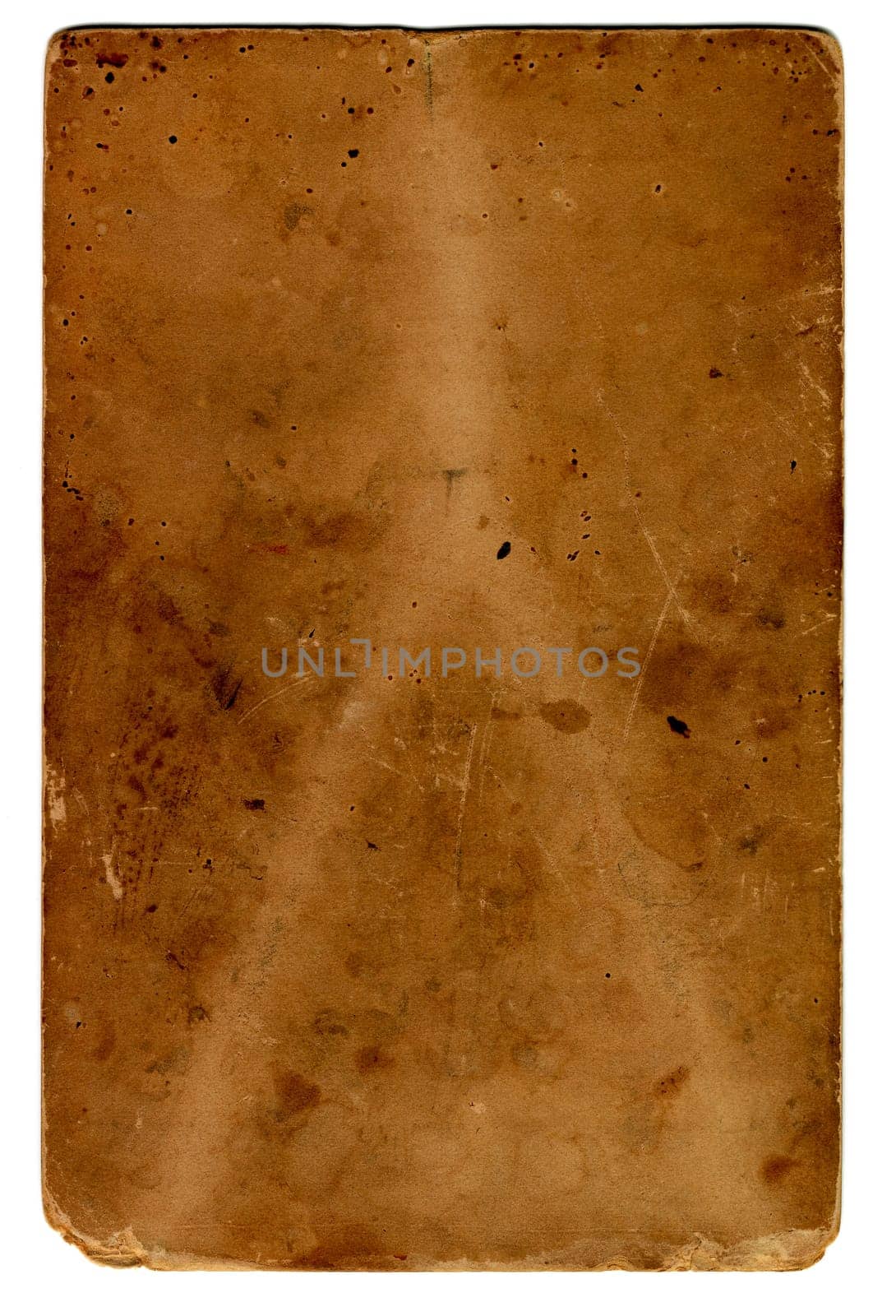yellowed photo cardboard background