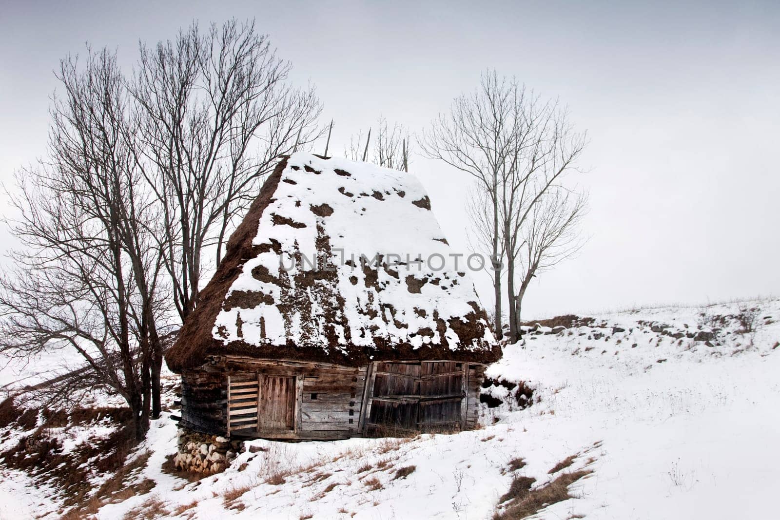 Wooden cottage in Transylvania