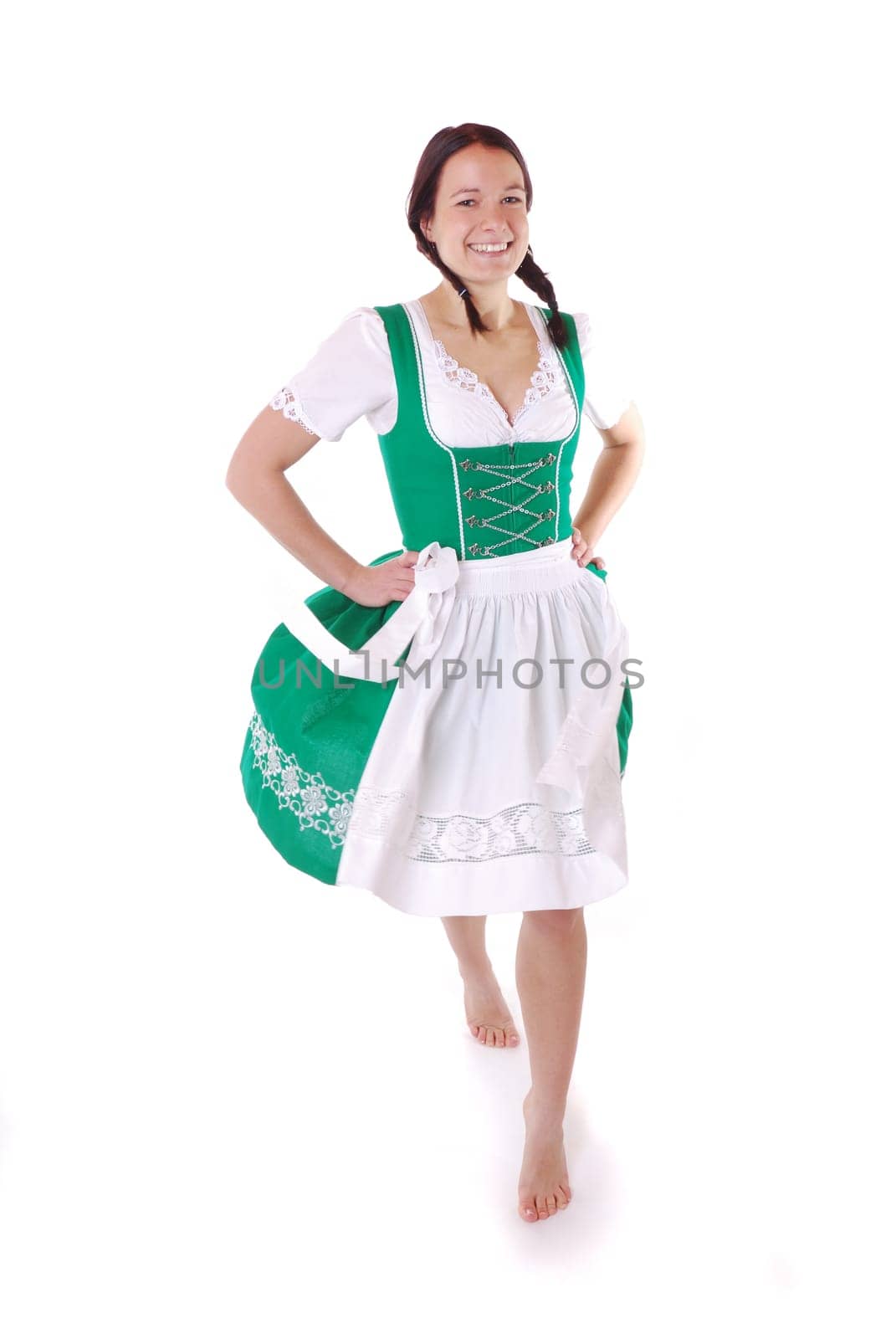 Young woman in dirndl