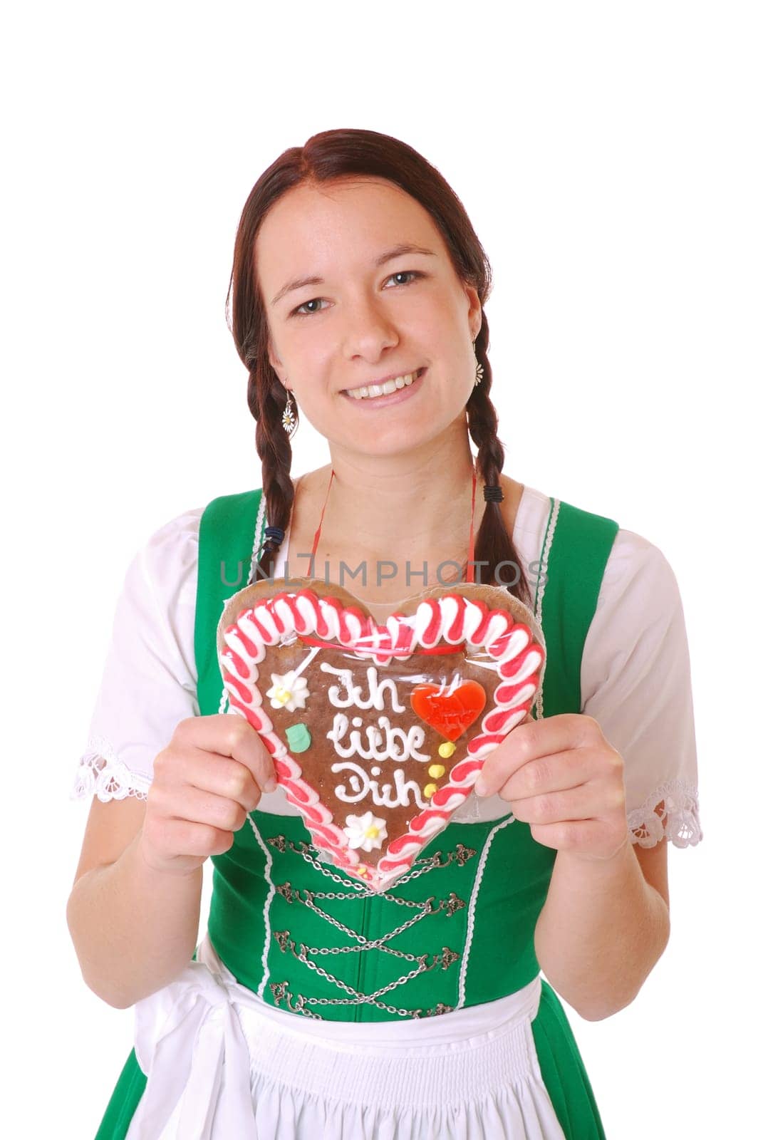 Young woman in dirndl