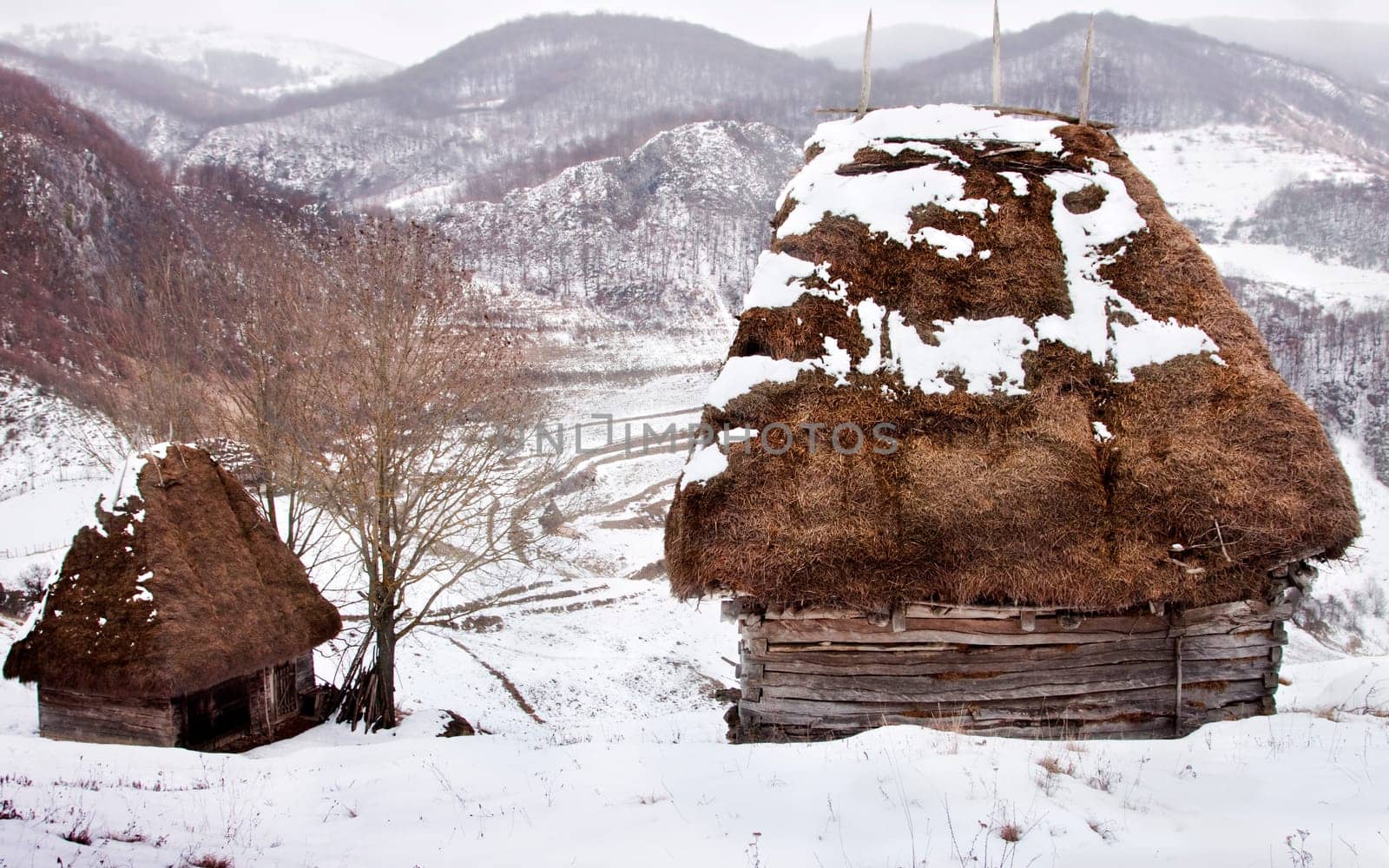 Wooden cottage in Transylvania