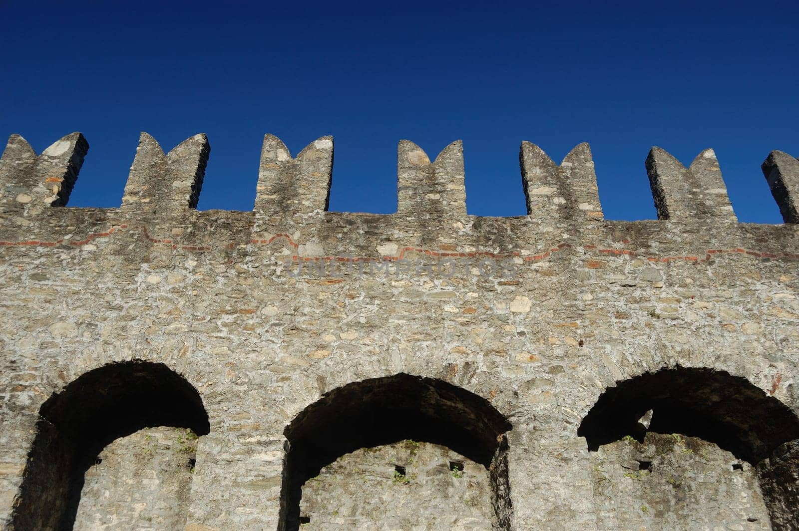 medieval castle battlement