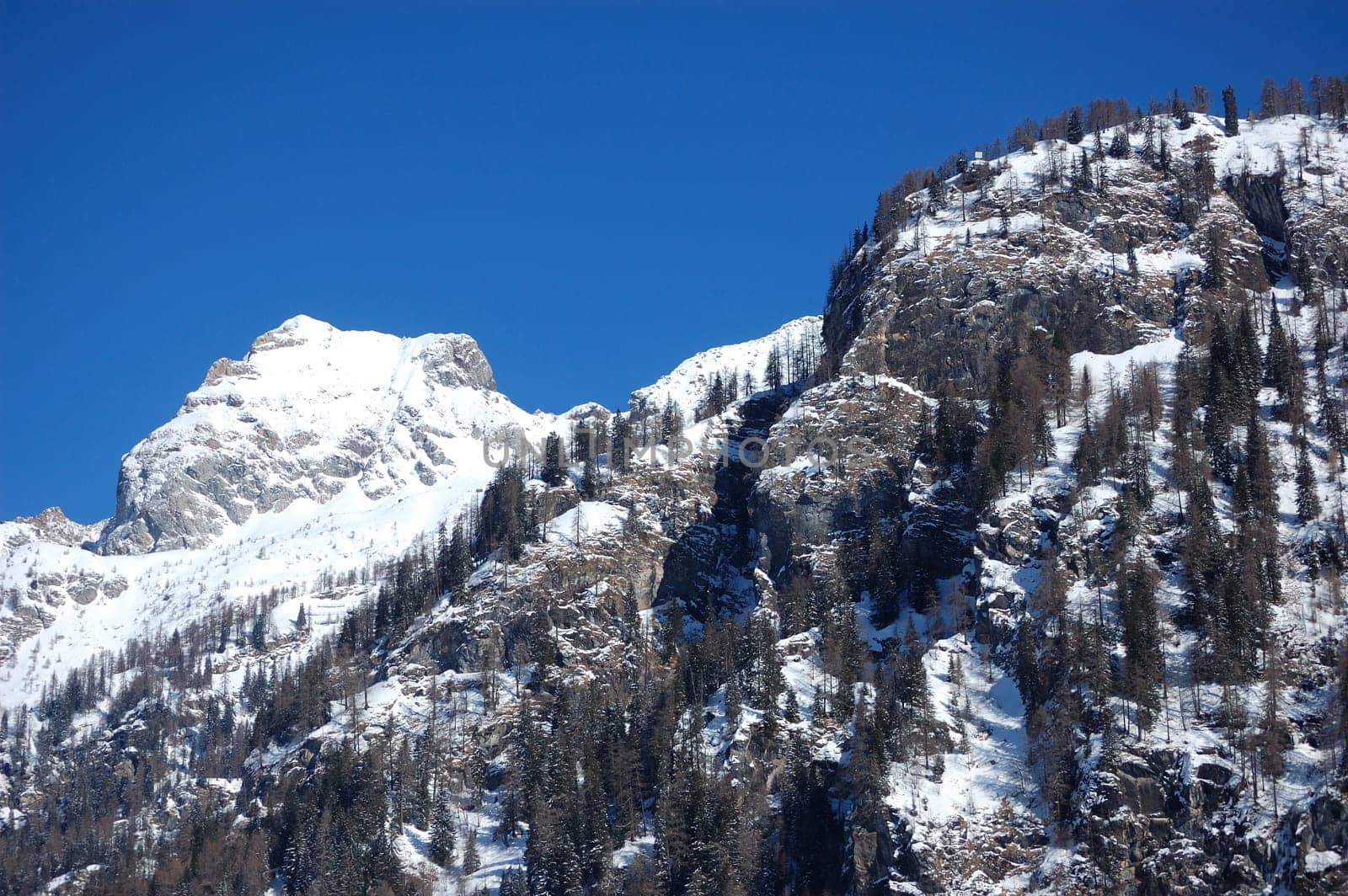 snowy peaks, Italian alps