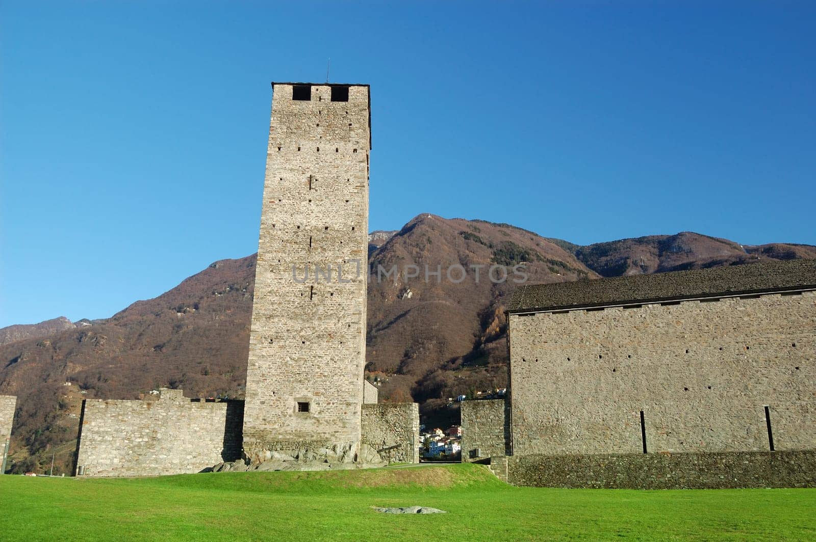 Medieval castle Castelgrande, Bellinzona